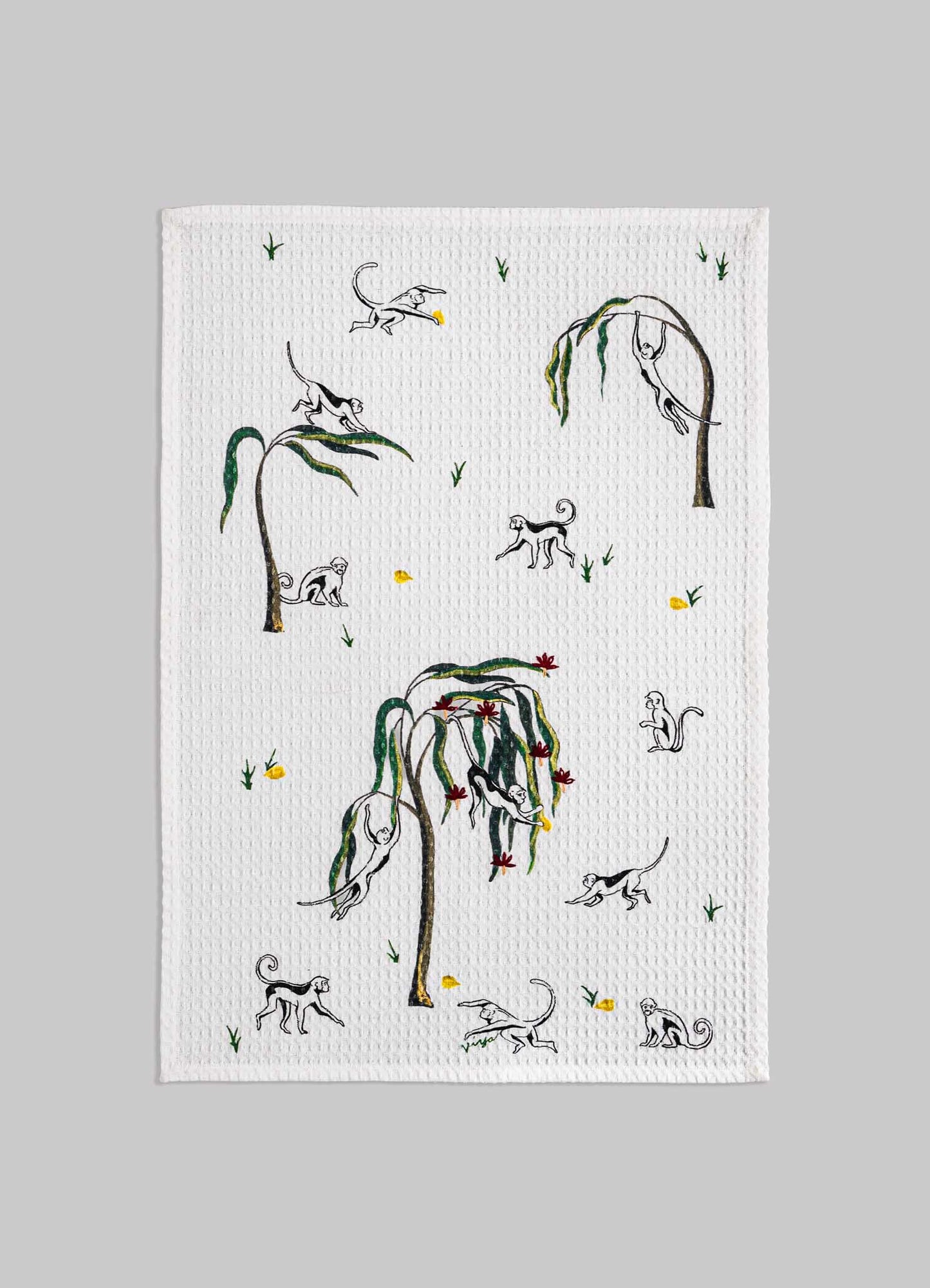 Mischievous Monkey Hand Towels - Set of 2