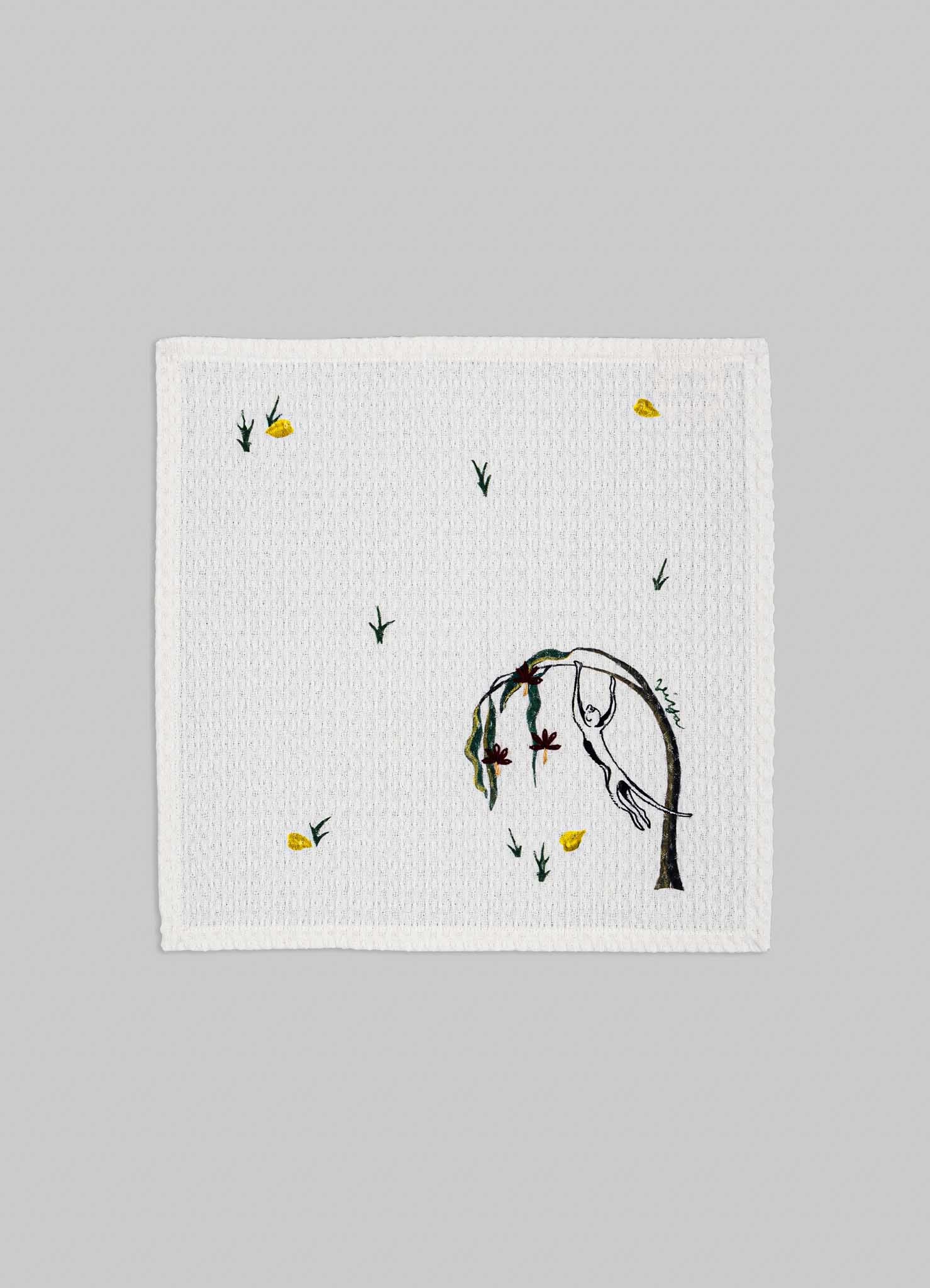 Mischievous Monkey Face Towels - Set of 4