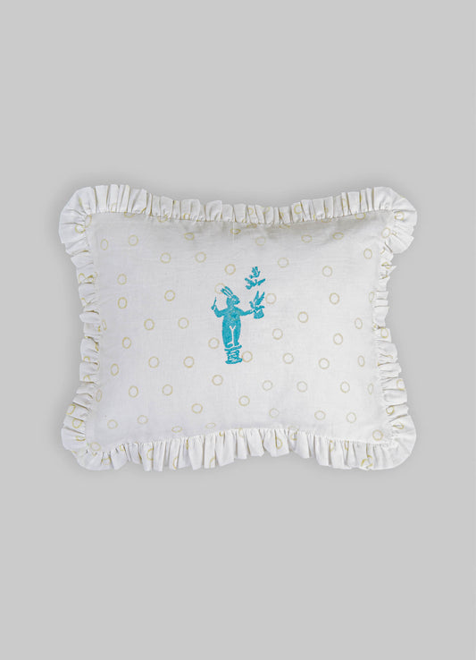 Mela Blue Baby Pillow