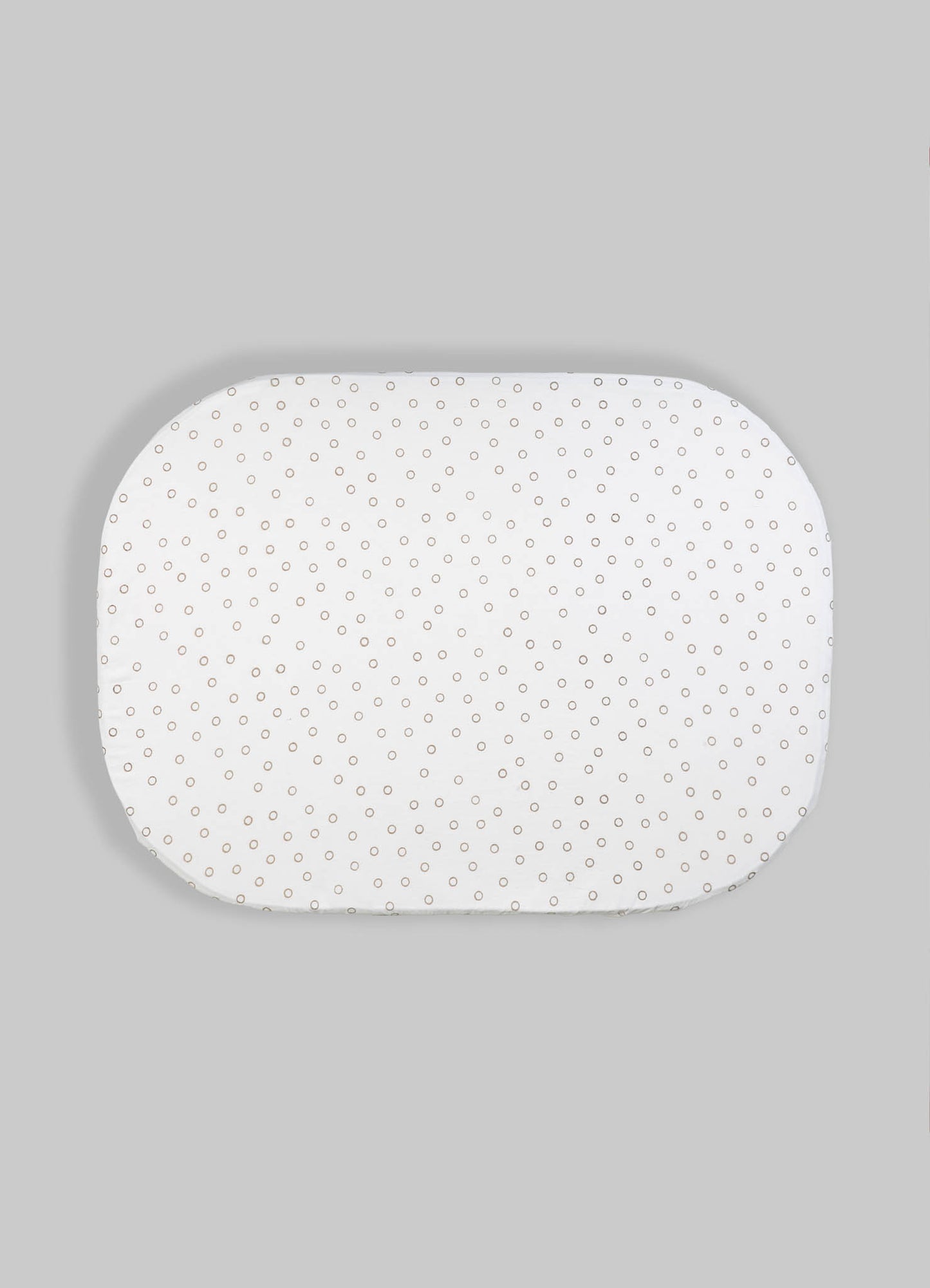 Mela Beige Baby Fitted Sheet