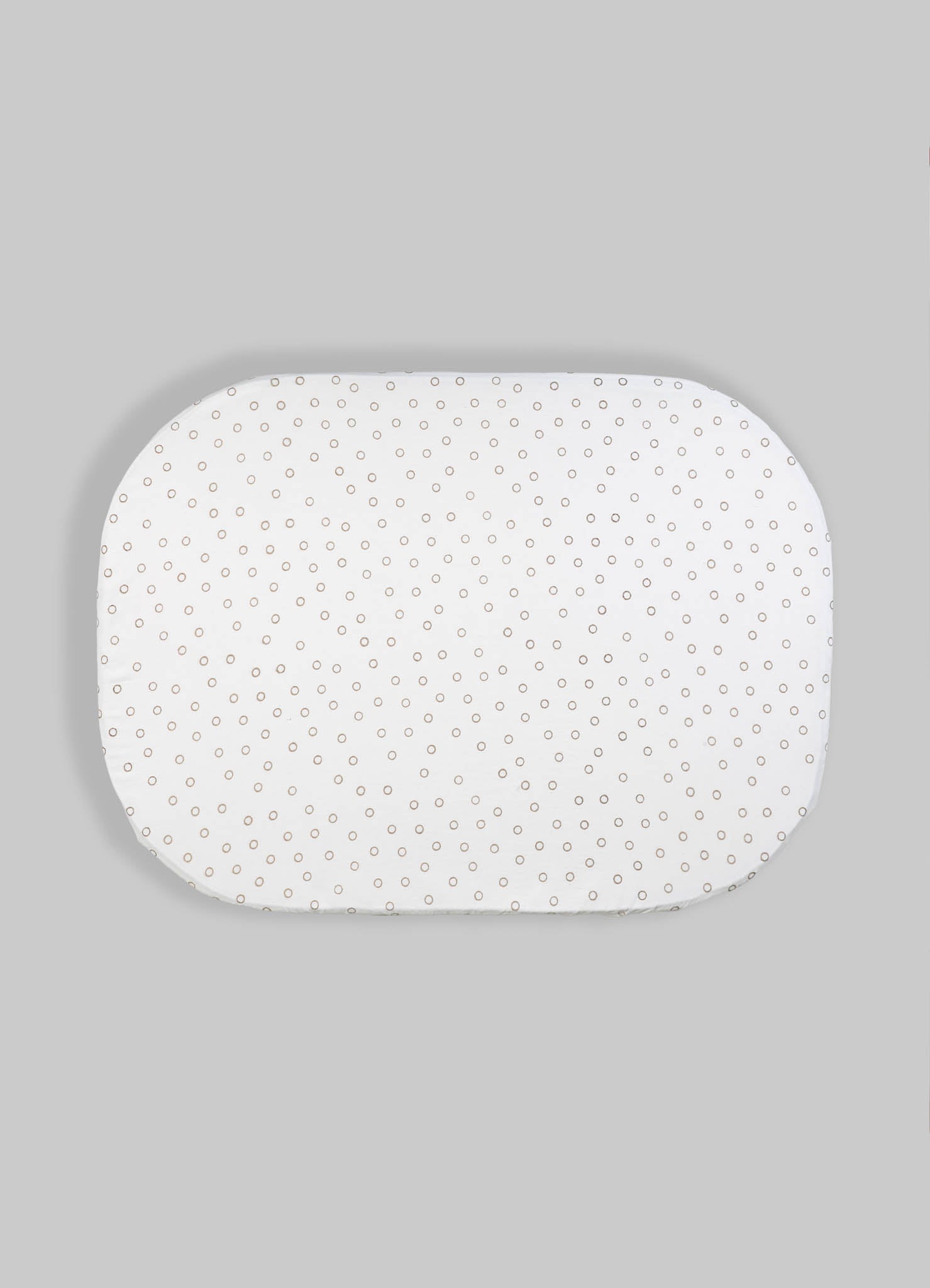 Mela Beige Baby Fitted Sheet