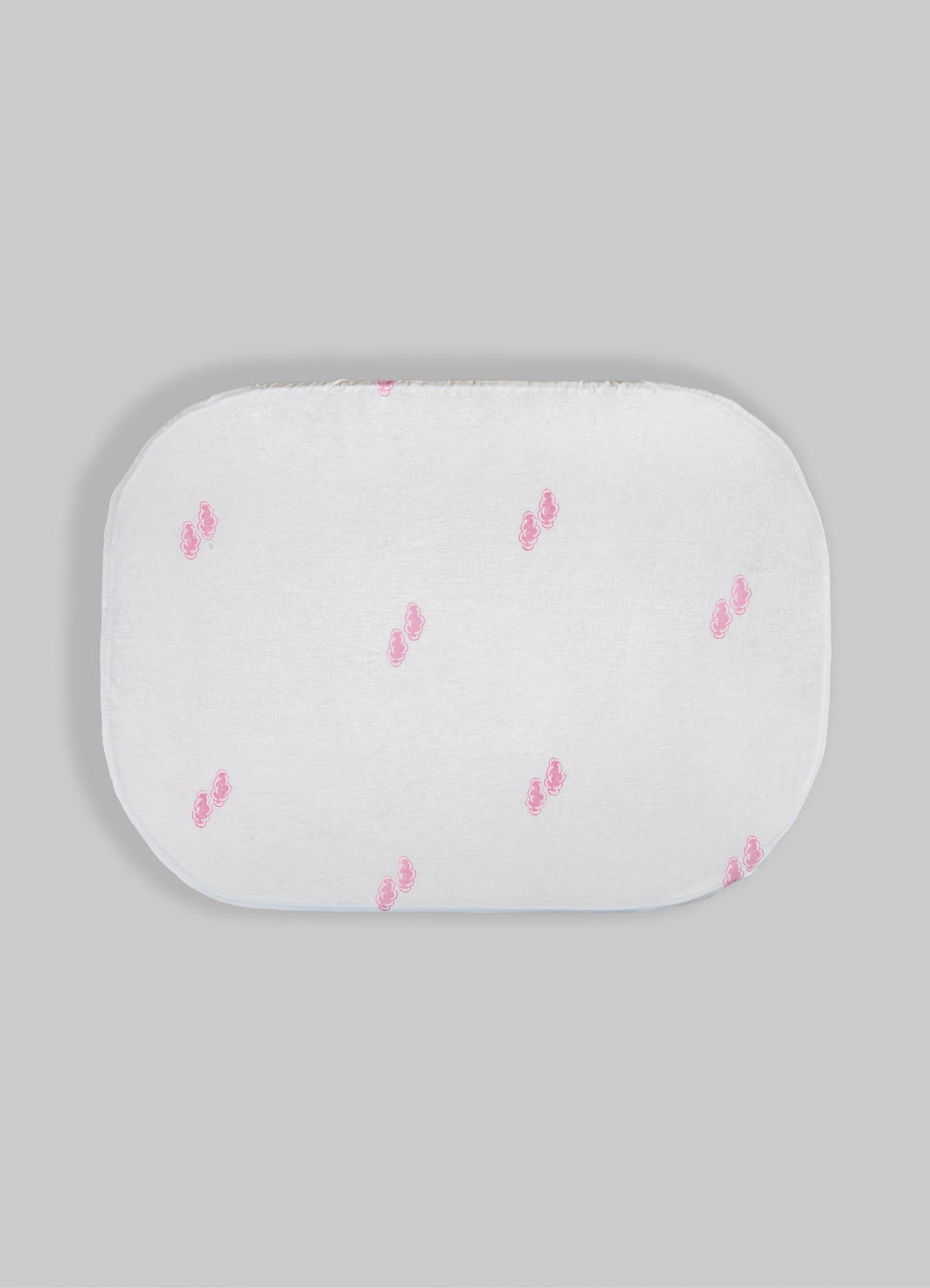 Mela Pink Baby Fitted Sheet