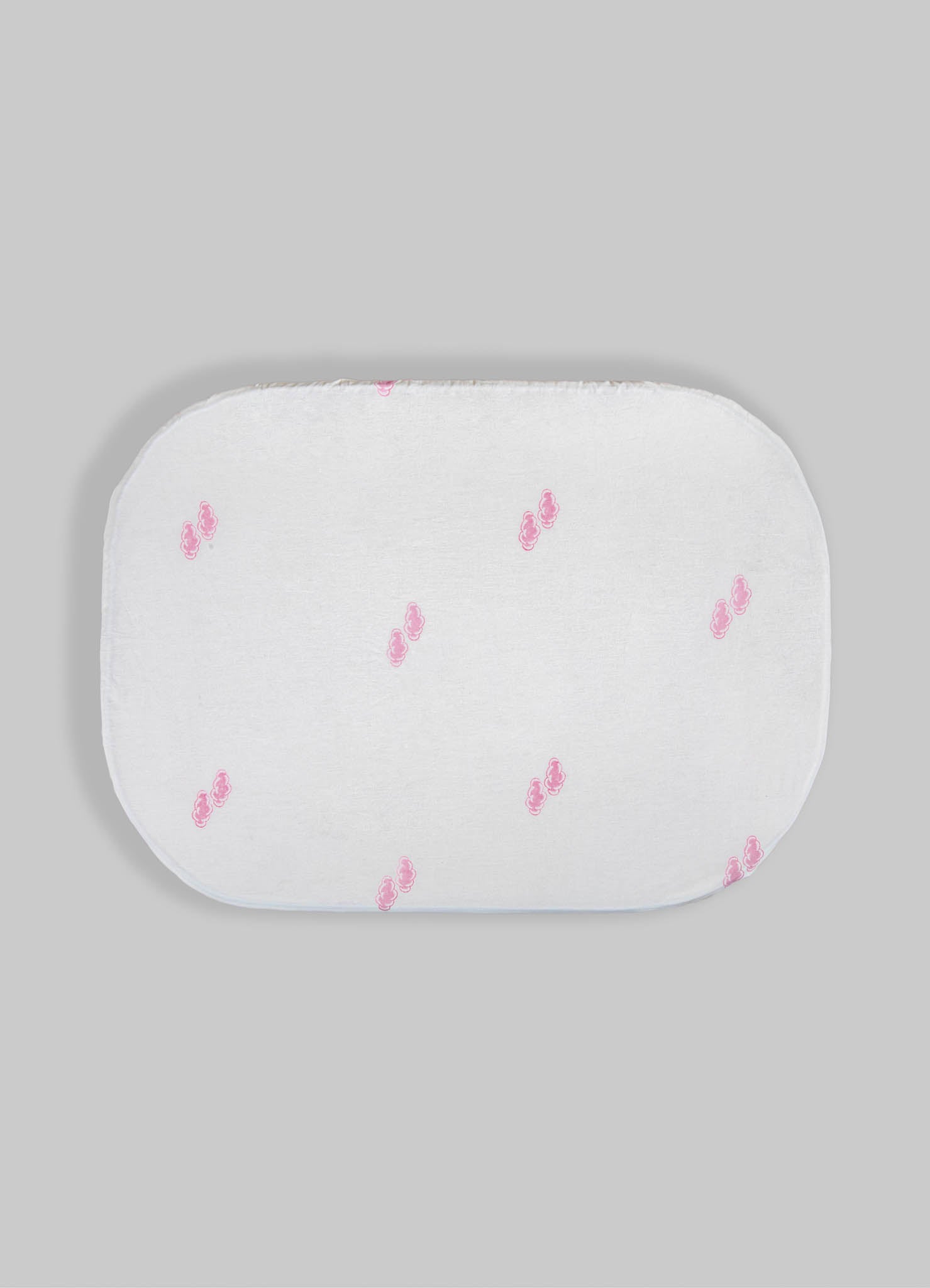Mela Pink Baby Fitted Sheet