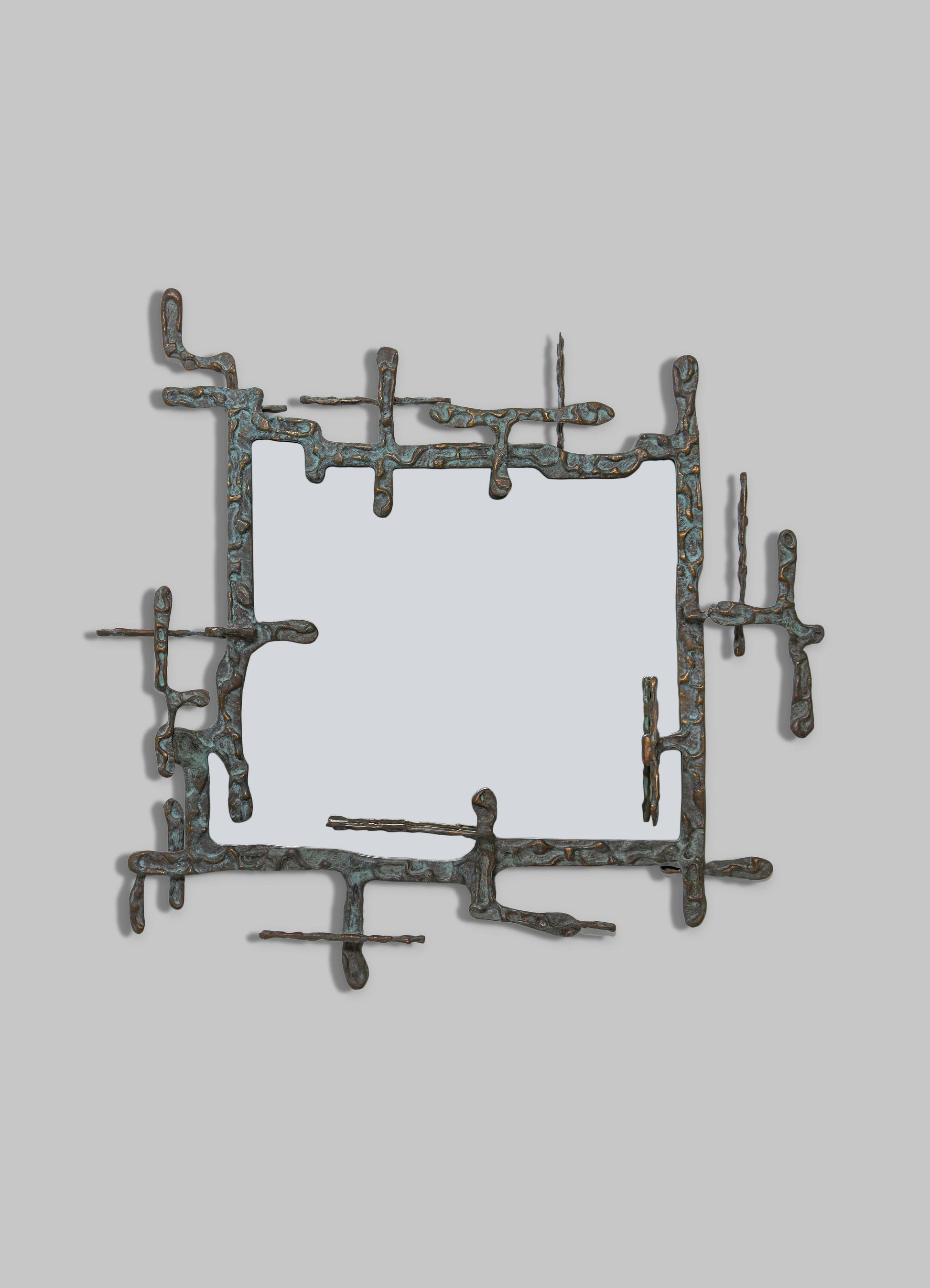 Harappa Verdigris Mirror
