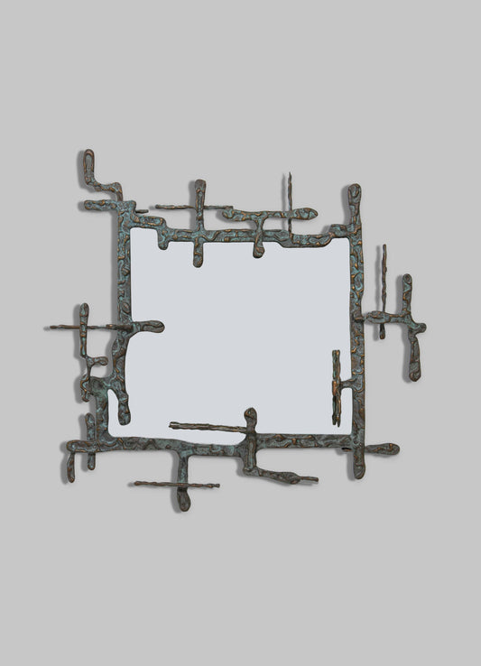 Harappa Verdigris Mirror