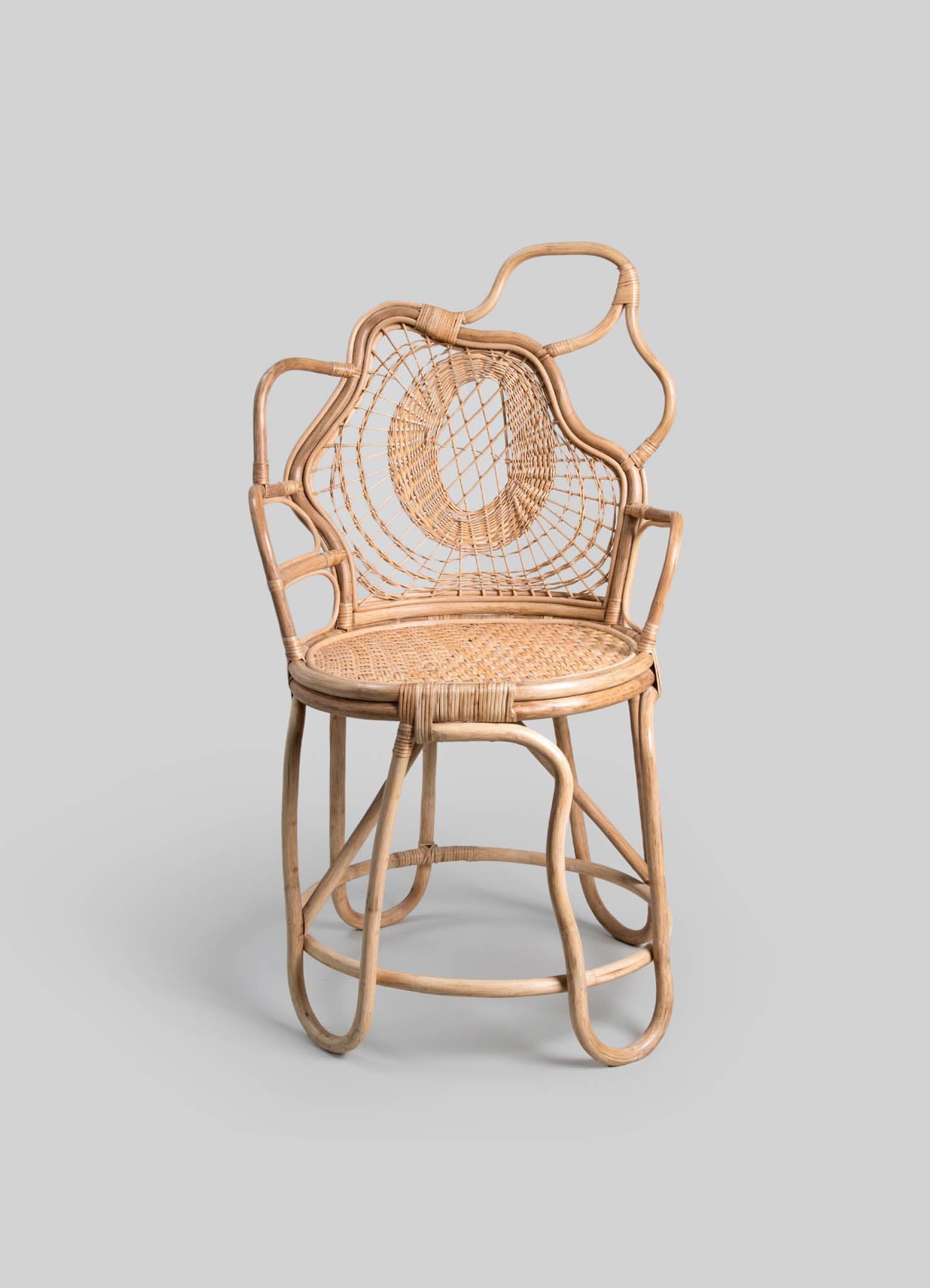 Chakra Cane Chair Small