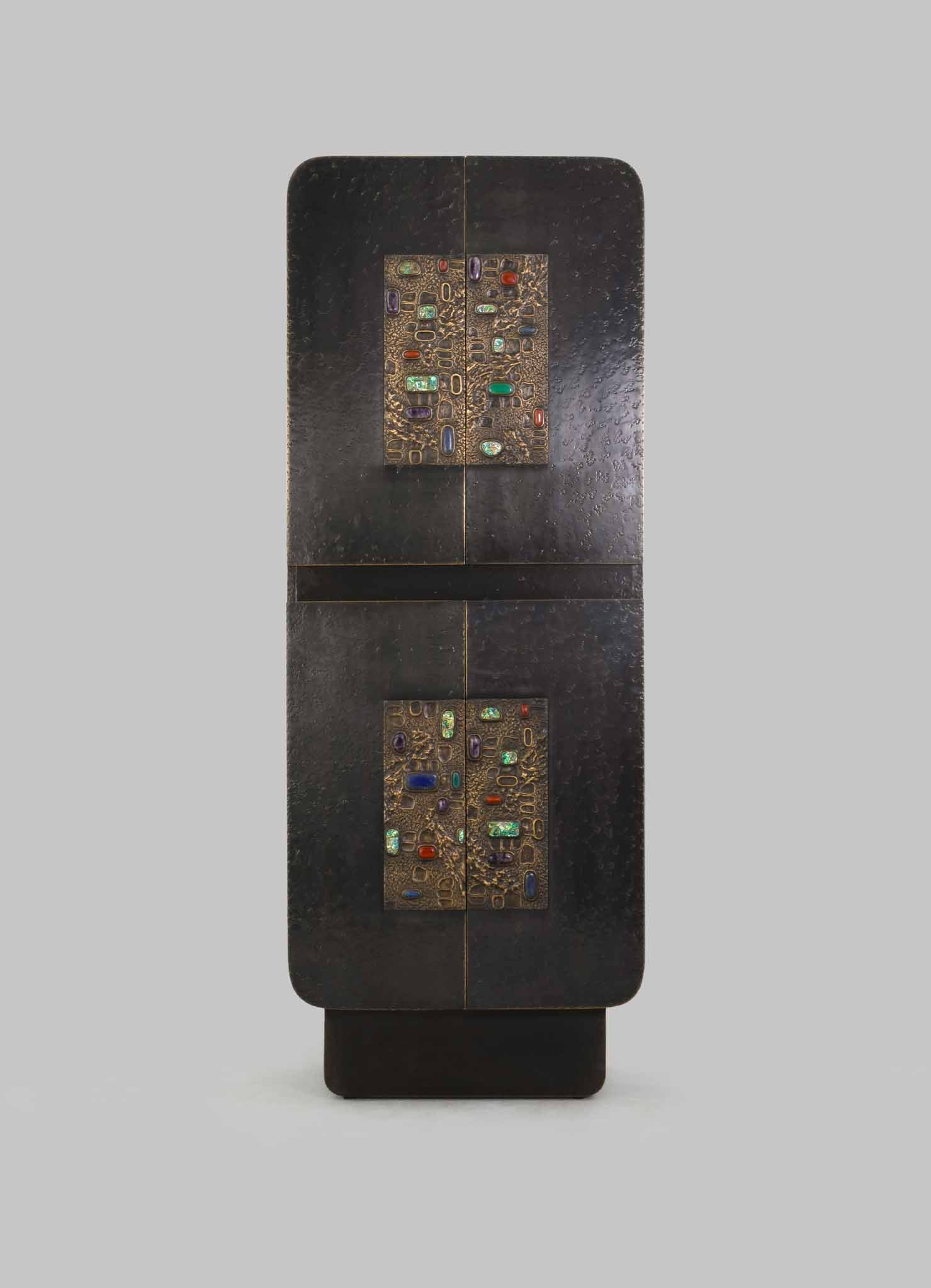 Tutti Frutti Bronze Cabinet Tall