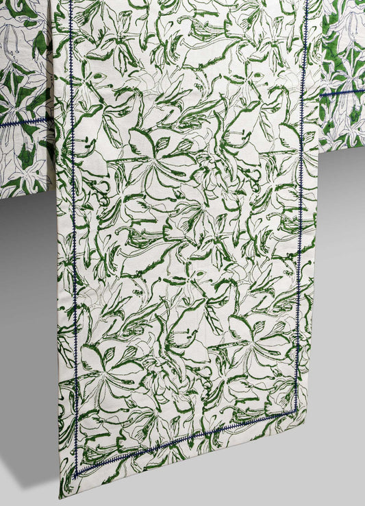 Spring Bouquet Green Runner