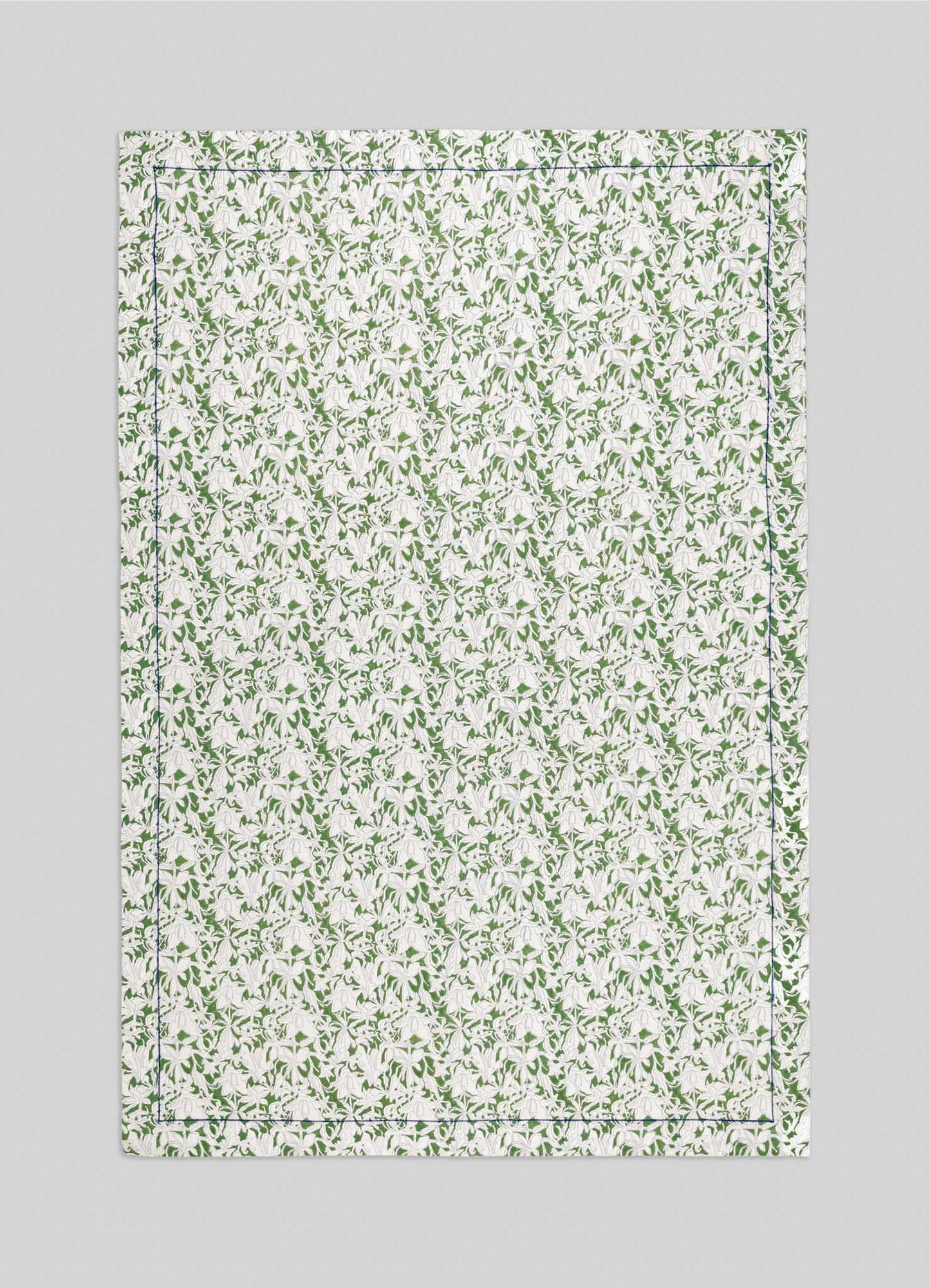 Spring Bouquet Green Table Cloth