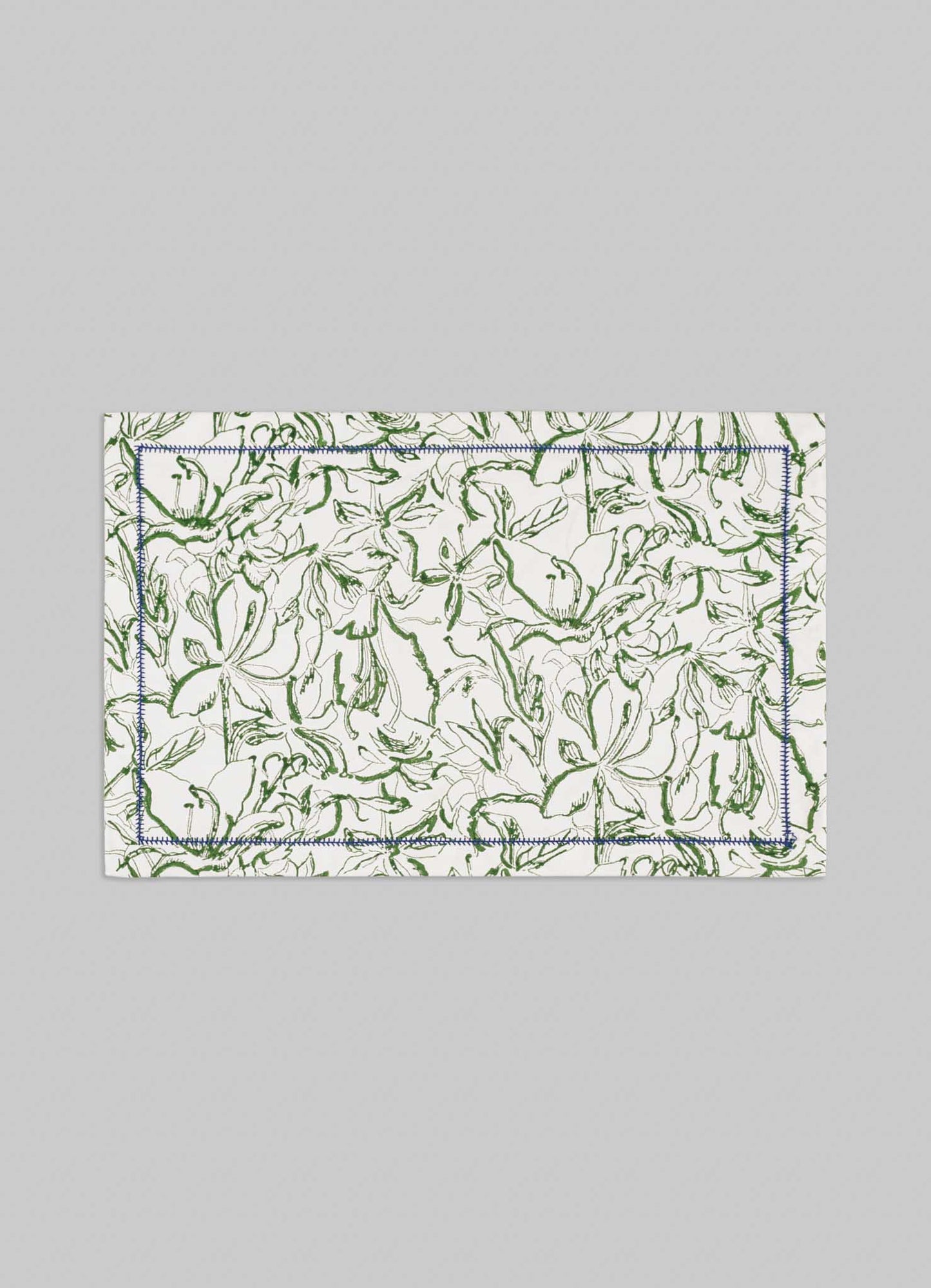 Spring Bouquet Green Placemats - Set of 4
