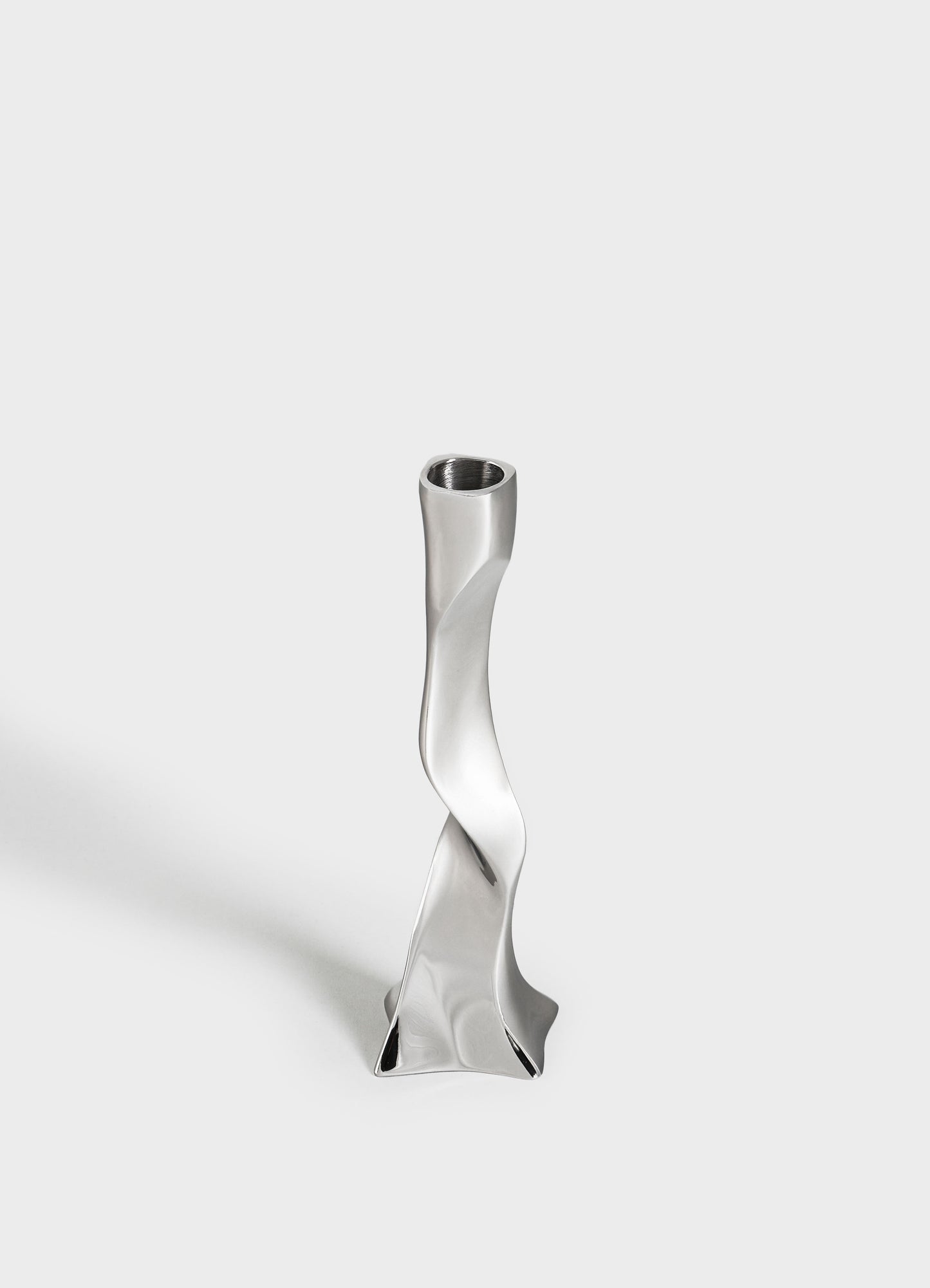 Under The Banyan Nickel Candle Stand Small