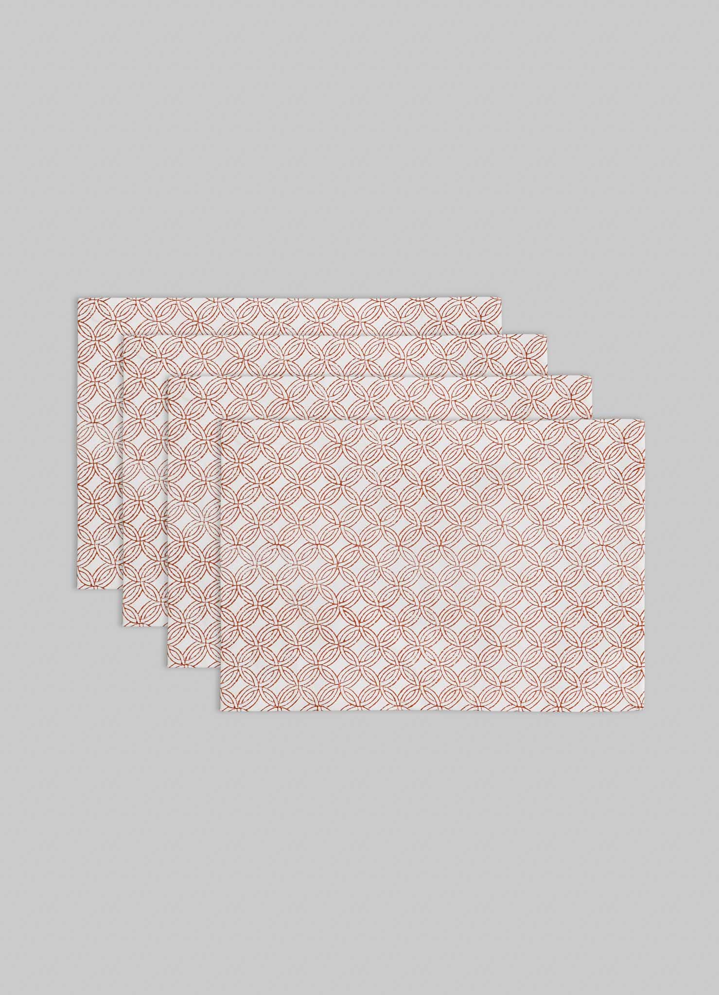 Paigah Rust Placemats - Set of 4