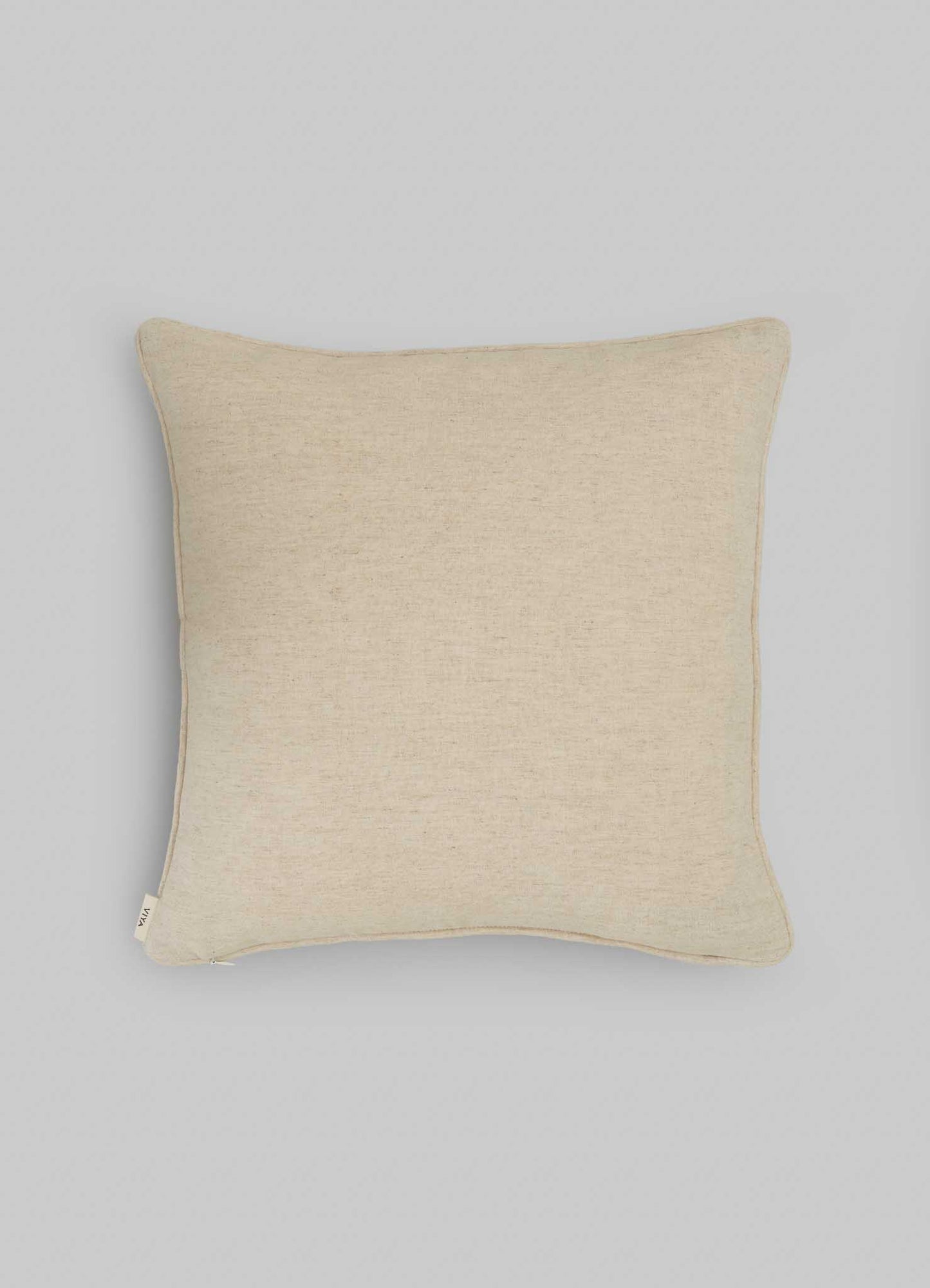 Dreamscape Orange Embroidered Mounds Cushion Cover 18"x18"