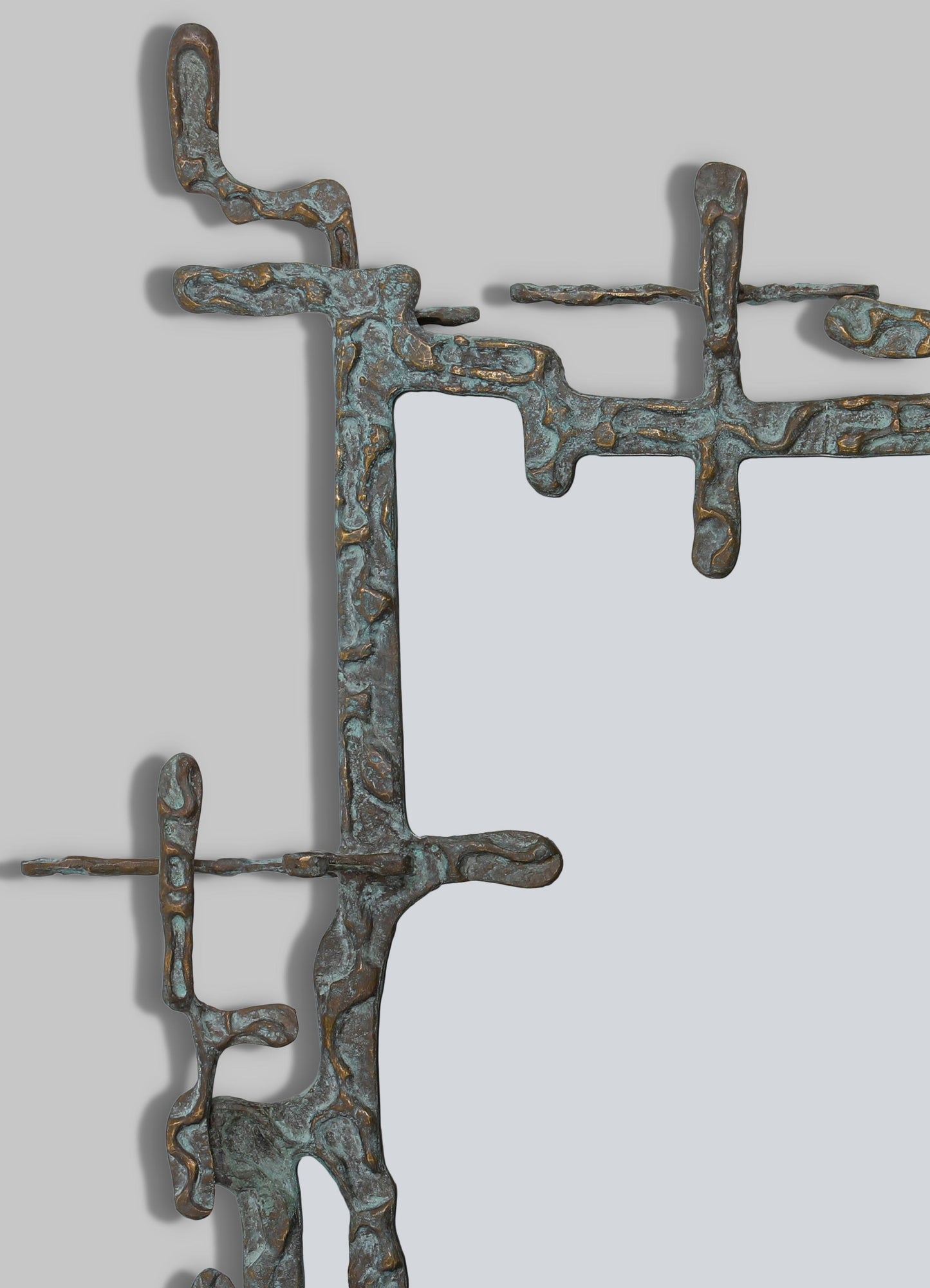Harappa Verdigris Mirror