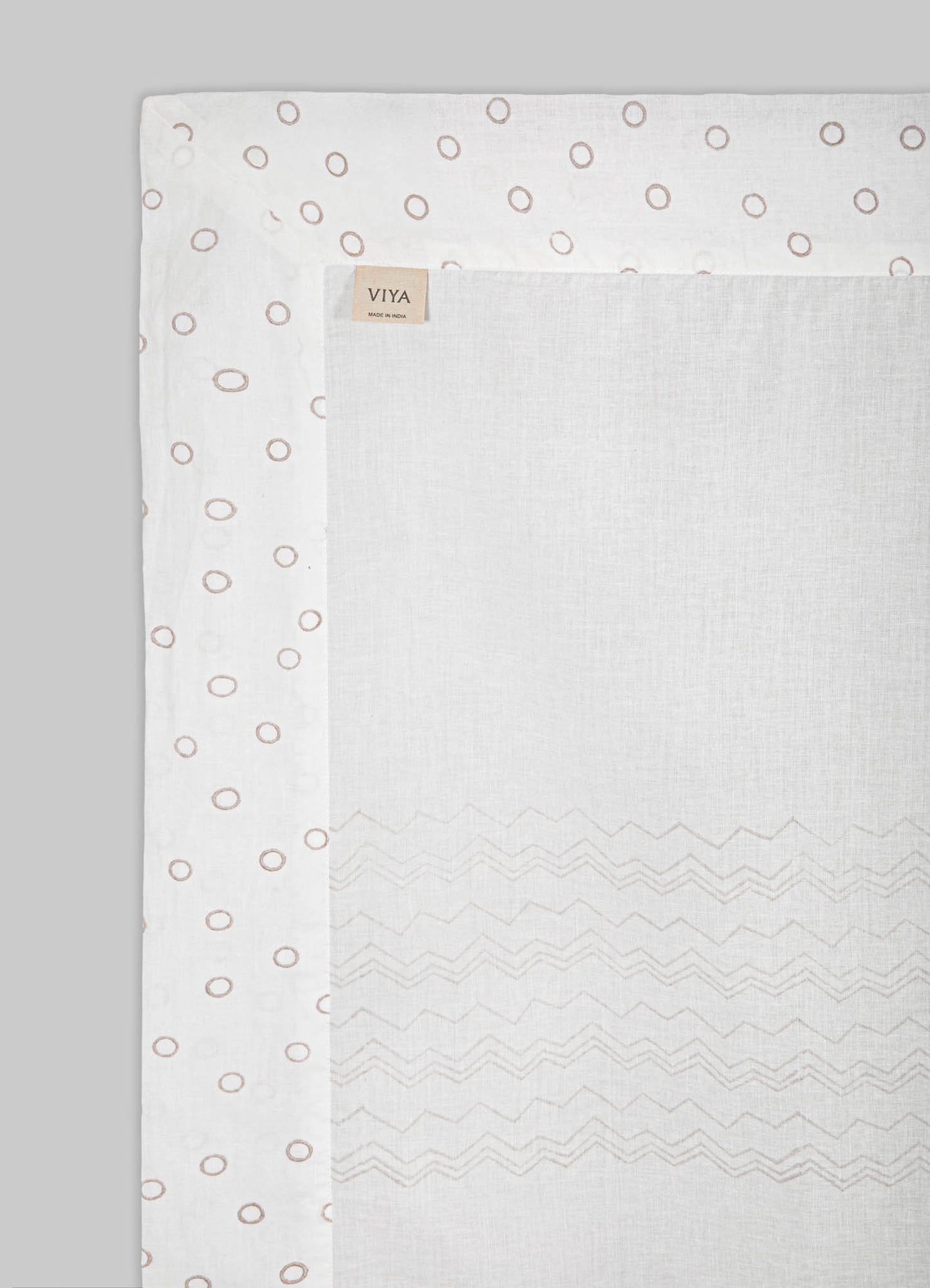 Mela Red & Beige Baby Flat Sheet