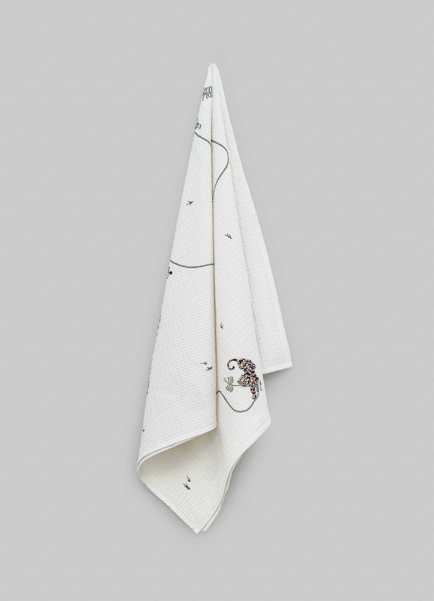 Lounging Tiger Bath Towel