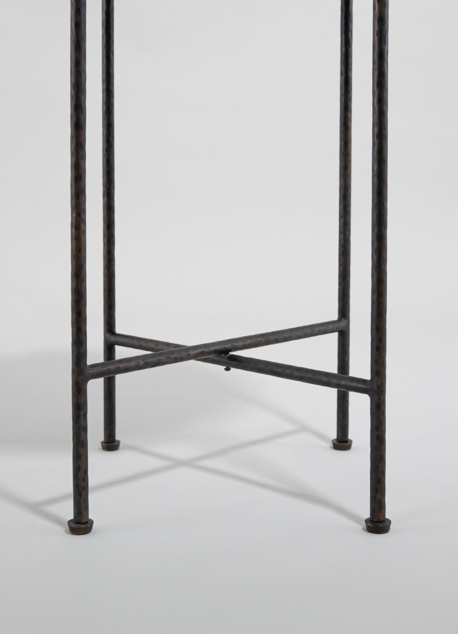 designer brass tray table