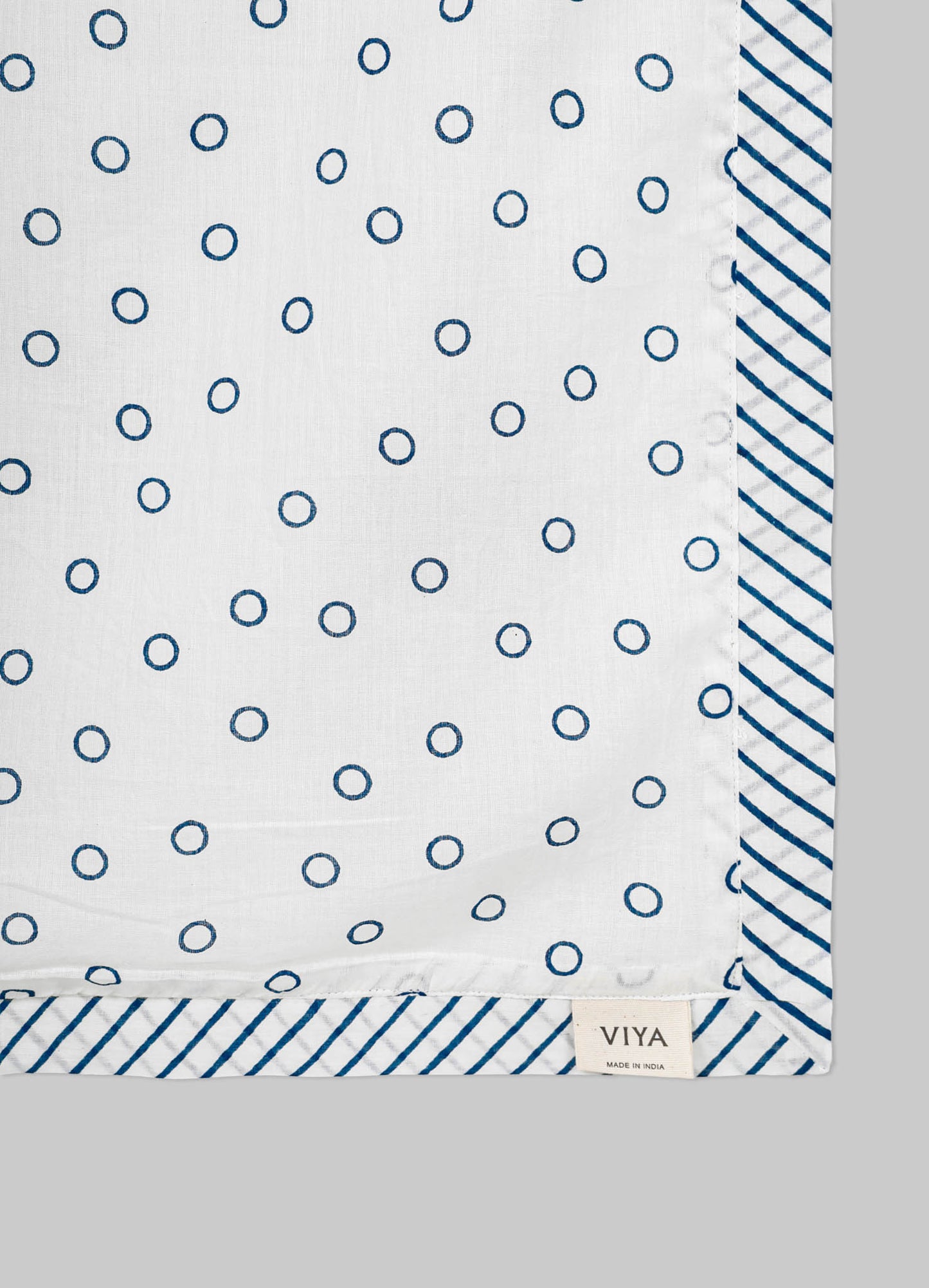 Mela Blue & Beige Baby Dohar