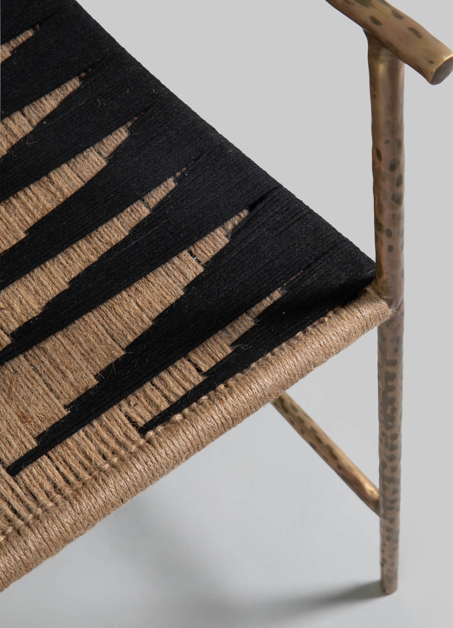 Twist & Knot Black & Natural Chair