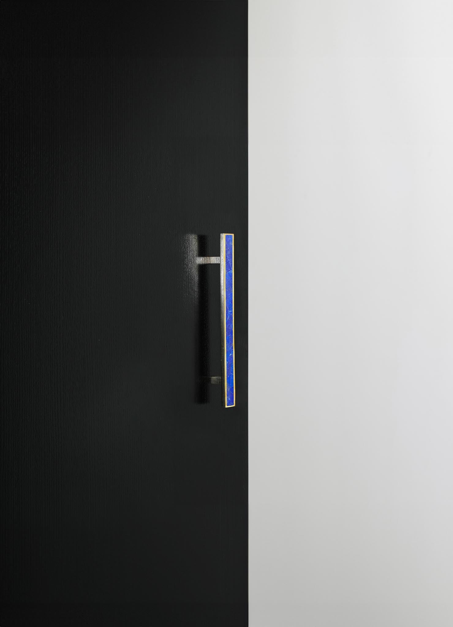 brass inlay stone handles