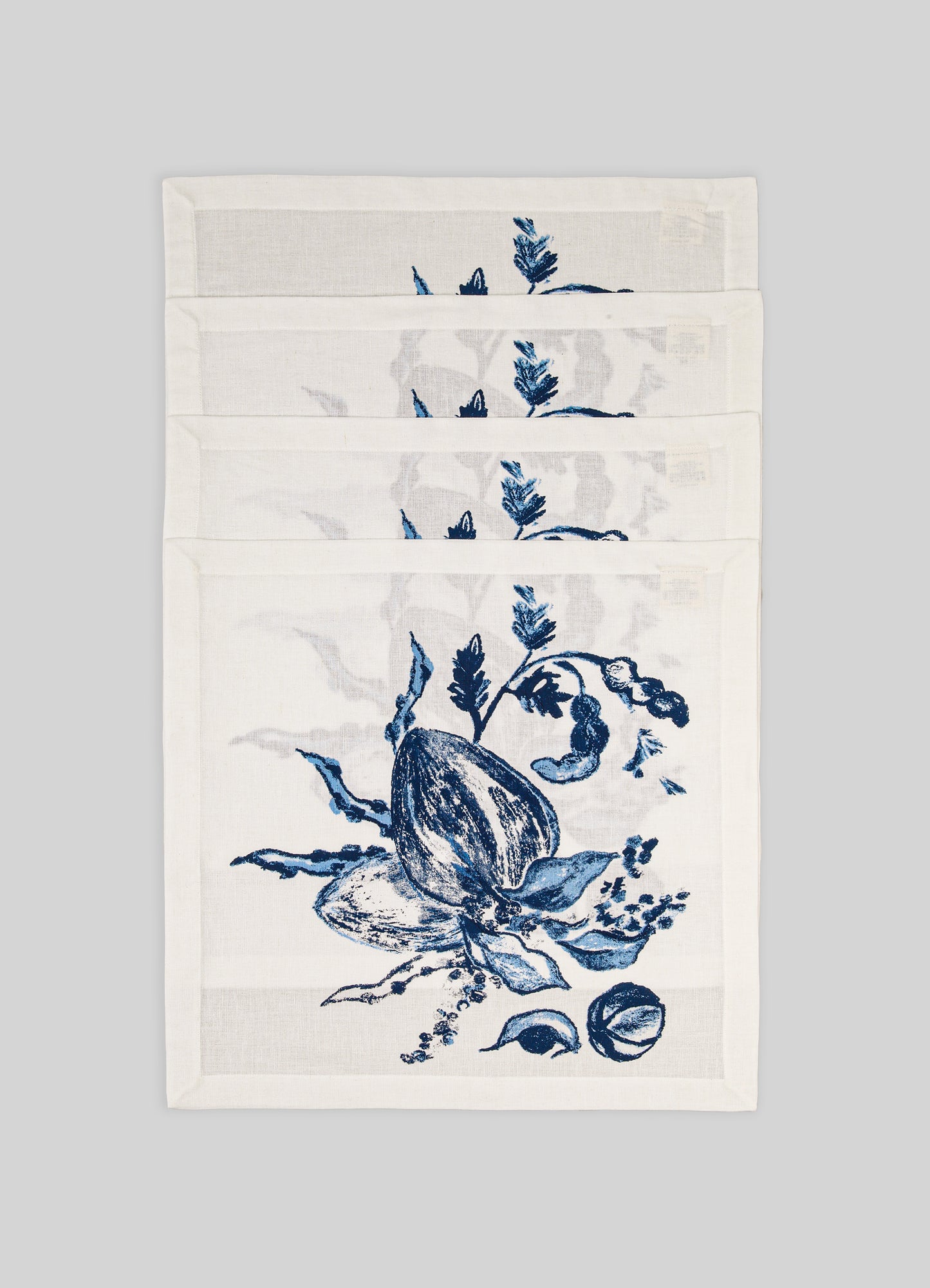 Coconut Blue Napkins - Set of 4