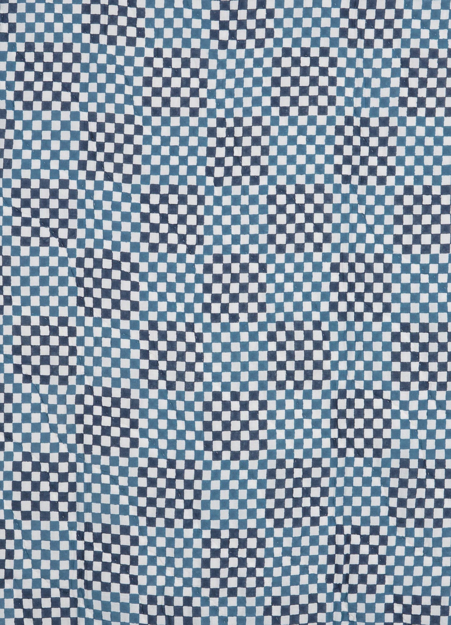 Textile pattern with blue and black checkered design viya