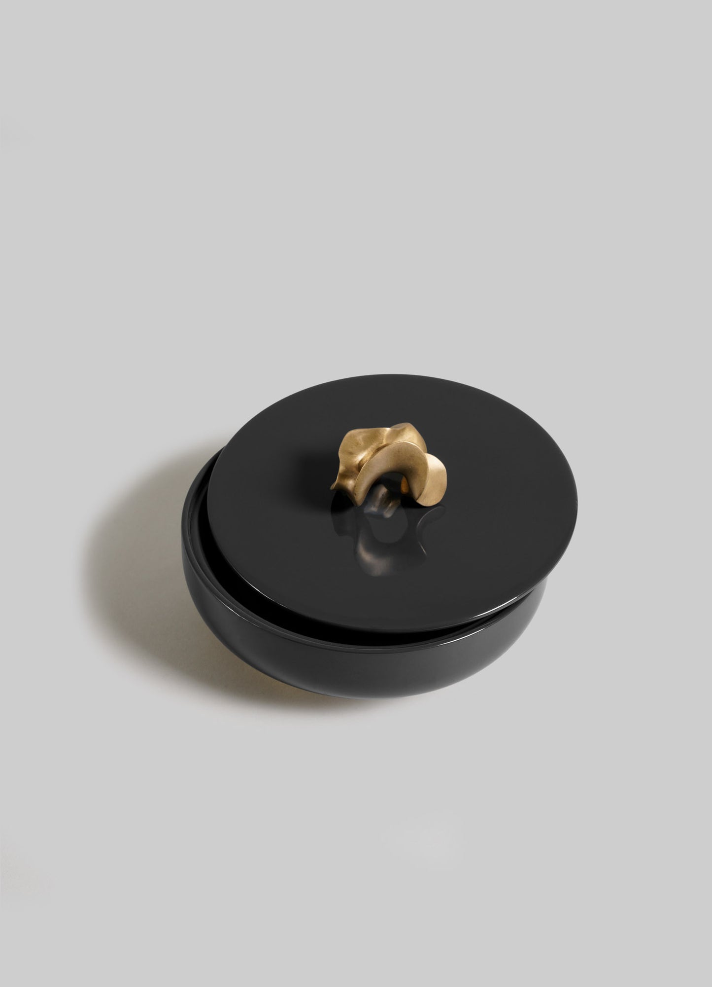 Saffron Black Trinket Box Large