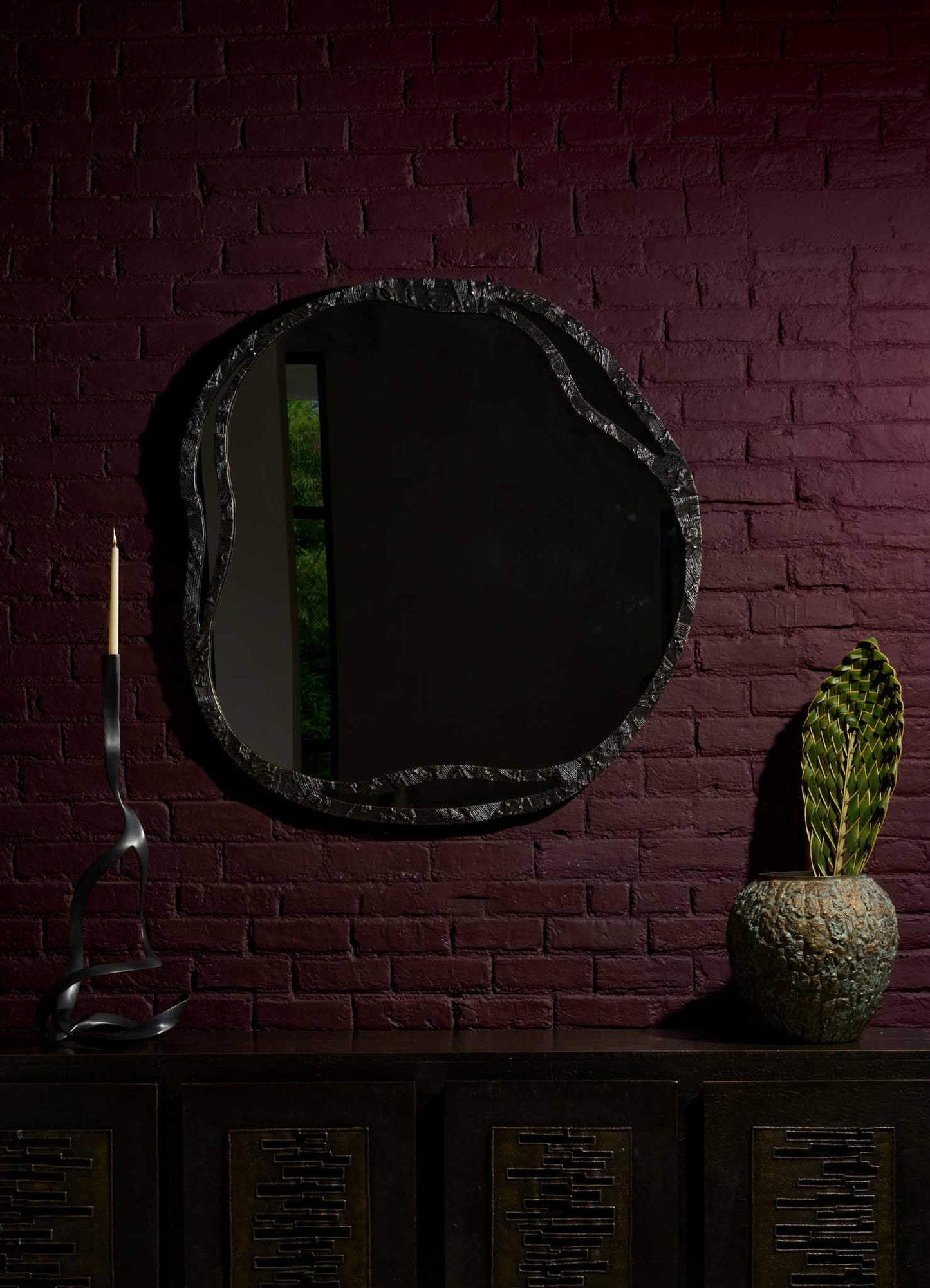 Viya Kolam Bronze Mirror