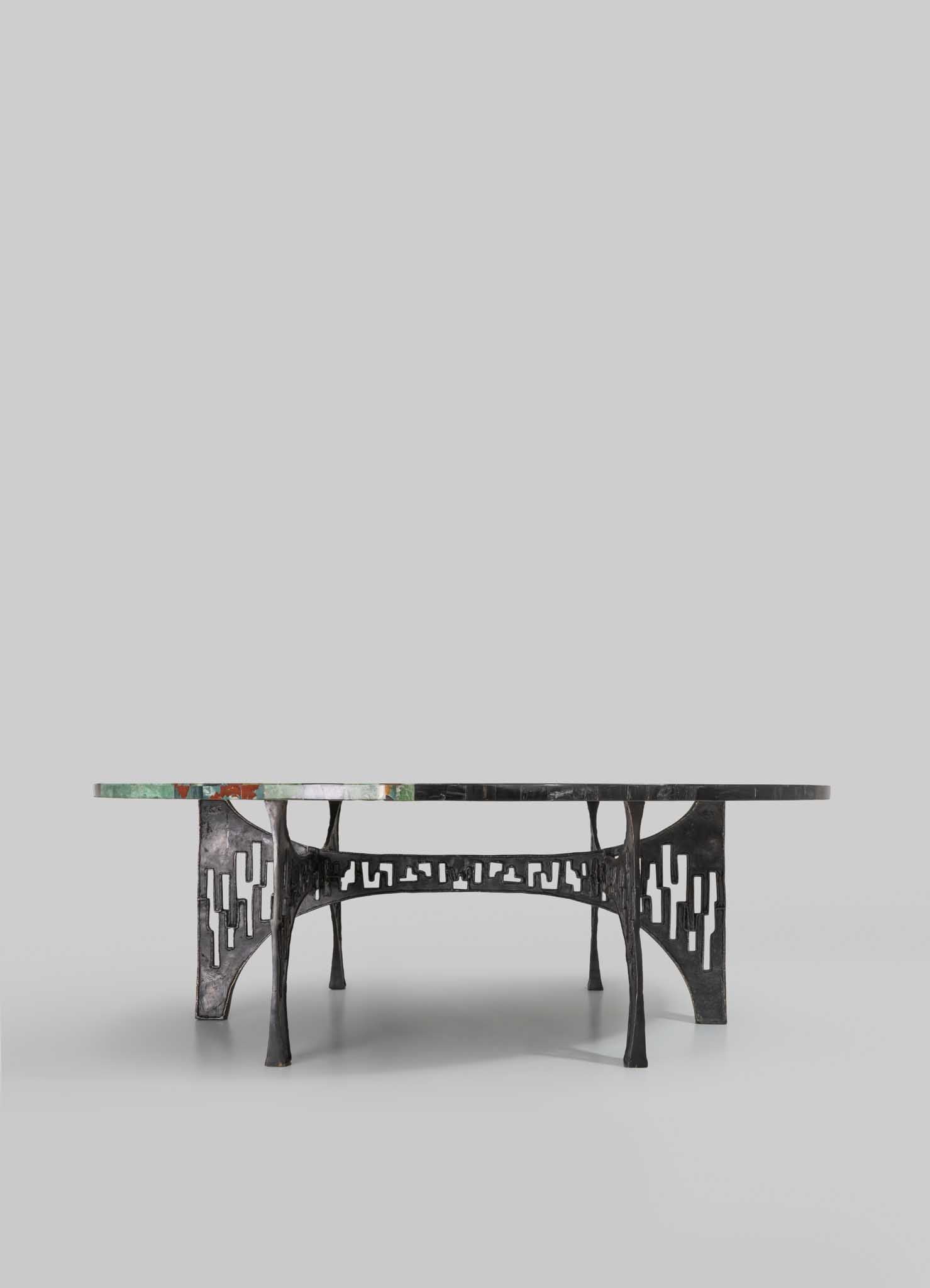 Viya luxury coffee table bronze nishant
