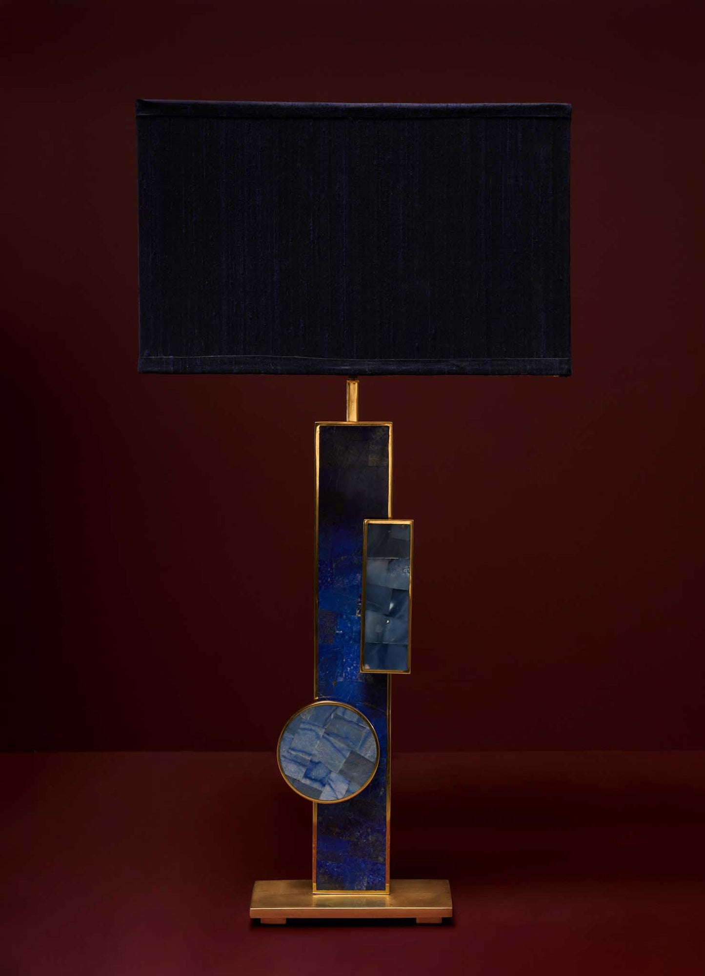 Plaza Blue Table Lamp B