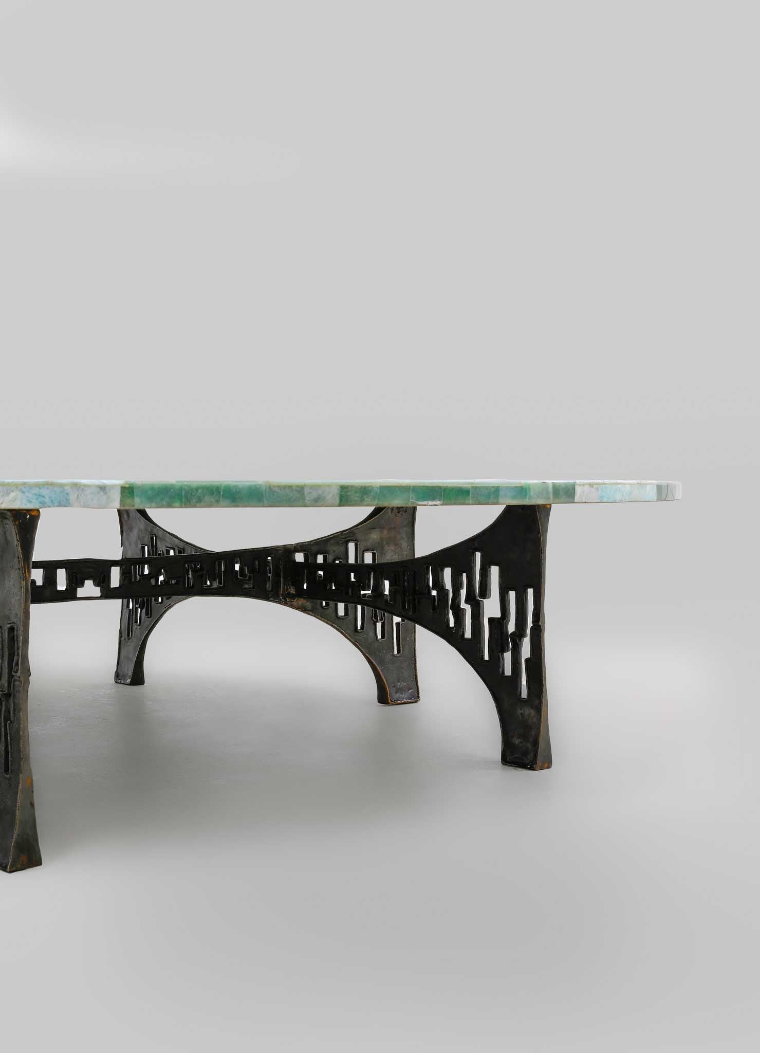 shalimar viya luxury coffee table round
