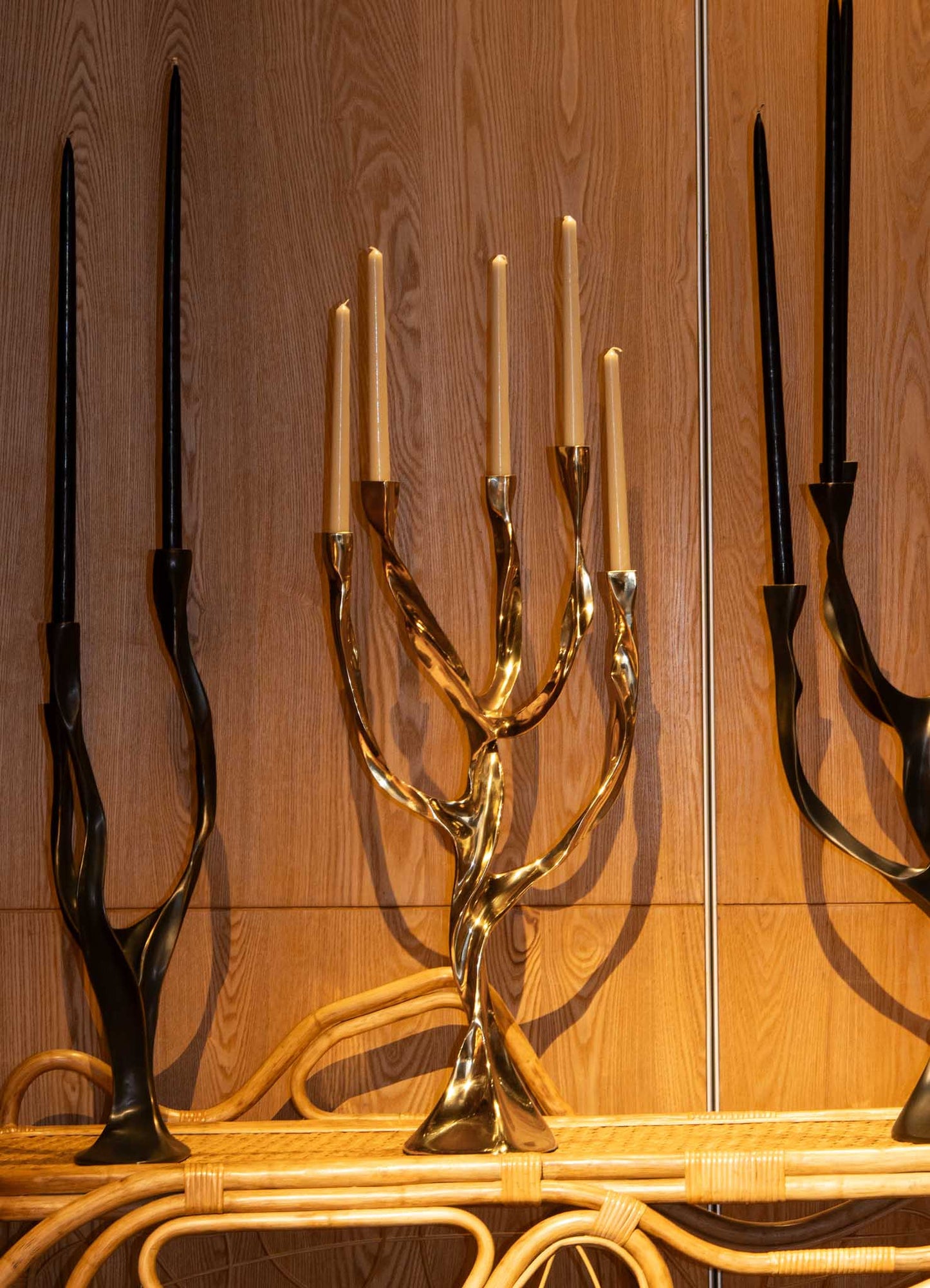 Viya Under The Banyan Gold Candelabra