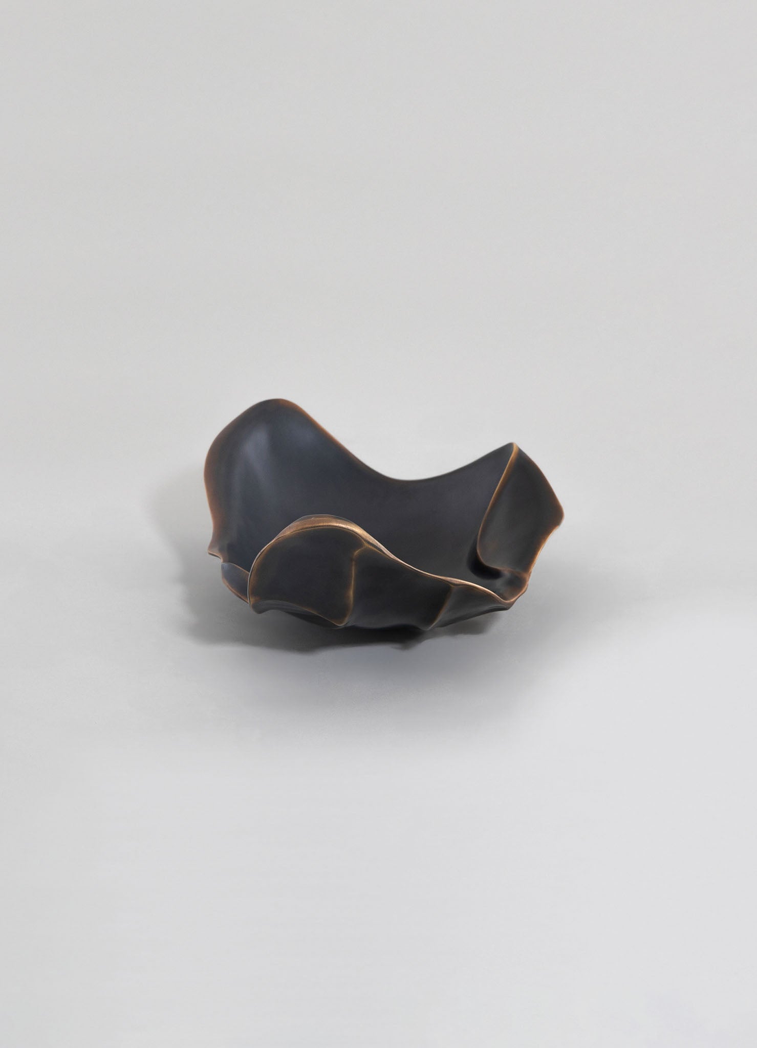 brass decorative serving bowl