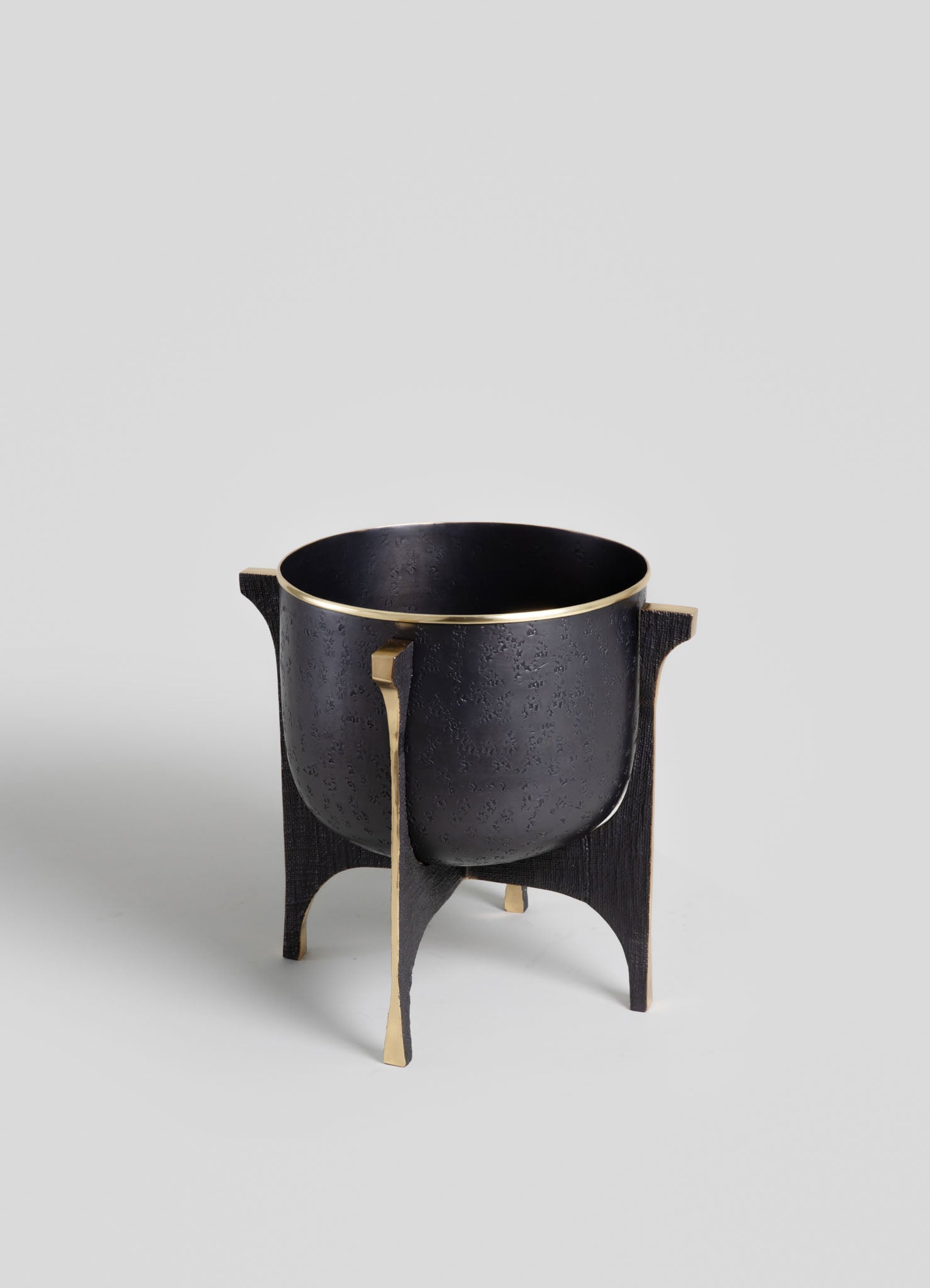 large brass pots for plants