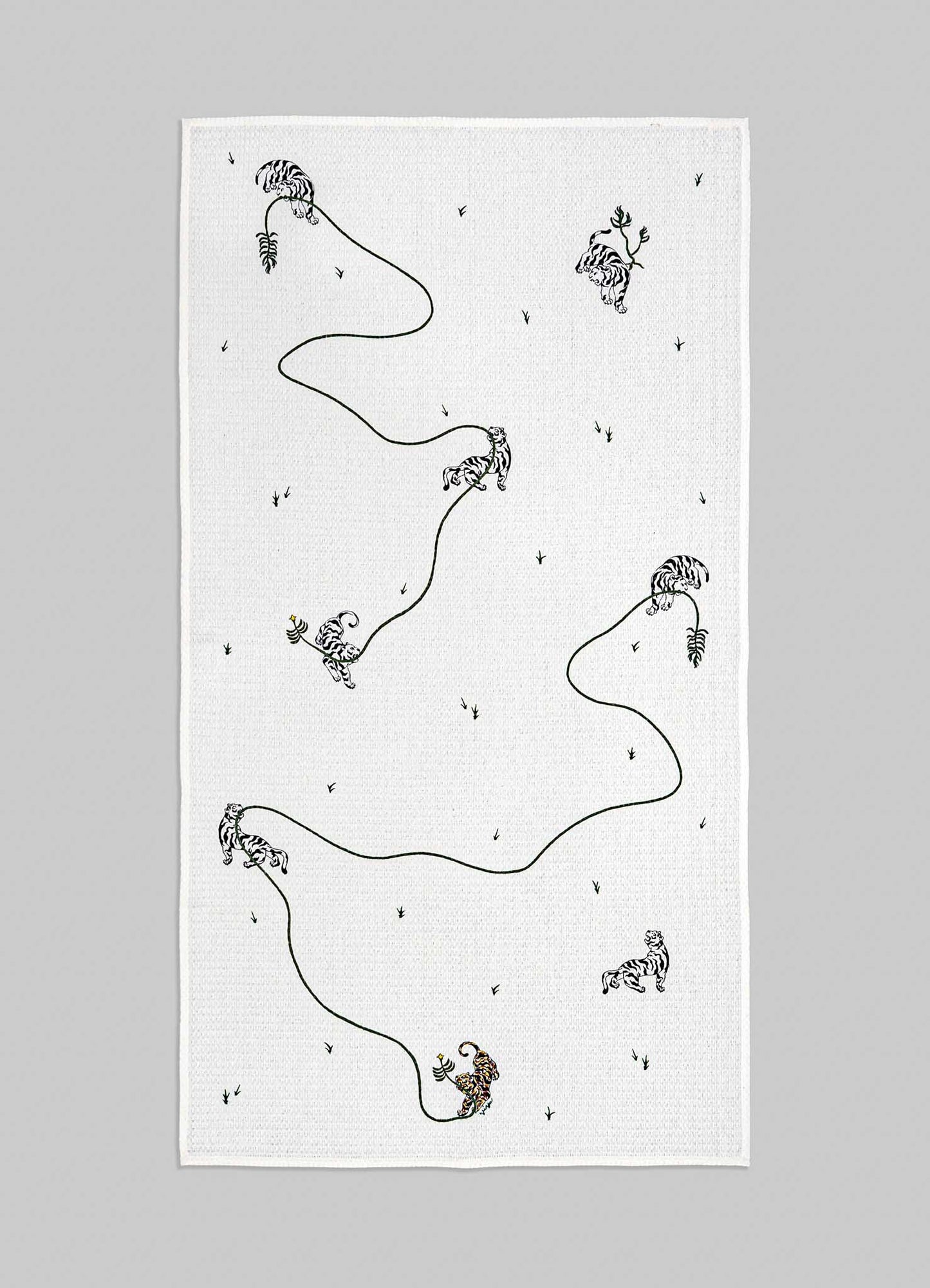Lounging Tiger Bath Towel