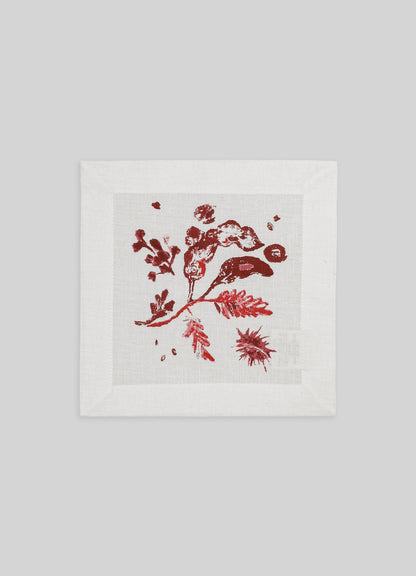 Tamarind Red Cocktail Napkins - Set of 4