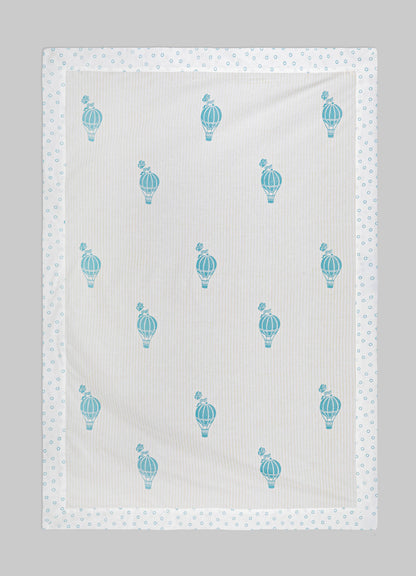 Mela Blue Flat Sheet