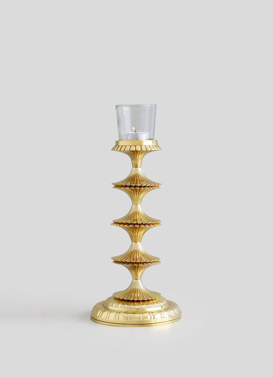 Rambagh Gold Candle Stand Medium