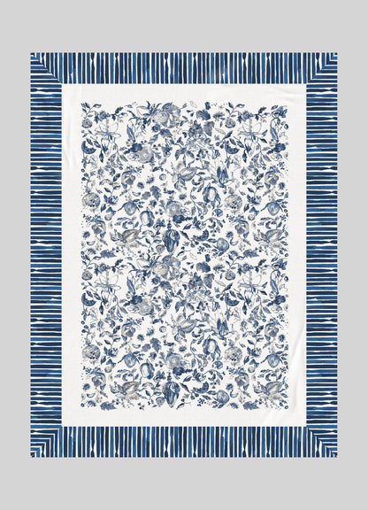 Orchard Blue Table Cloth