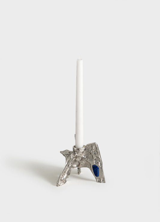 Tutti Frutti Nickel Candle Stand Medium