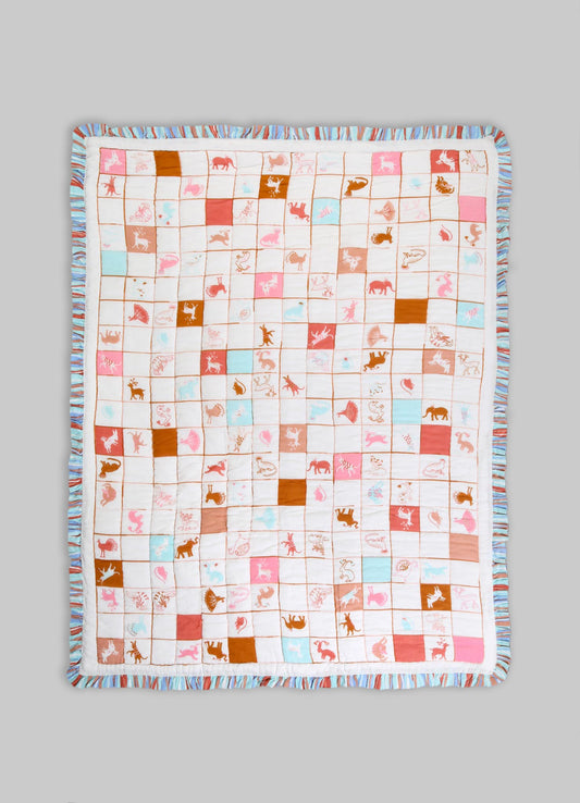 Safari Safari Pink Quilt