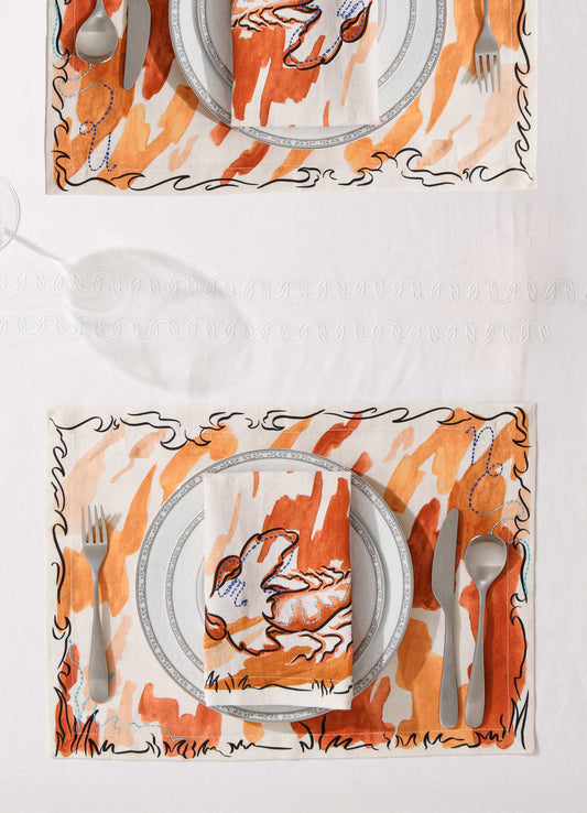 Scorpio Orange Placemat