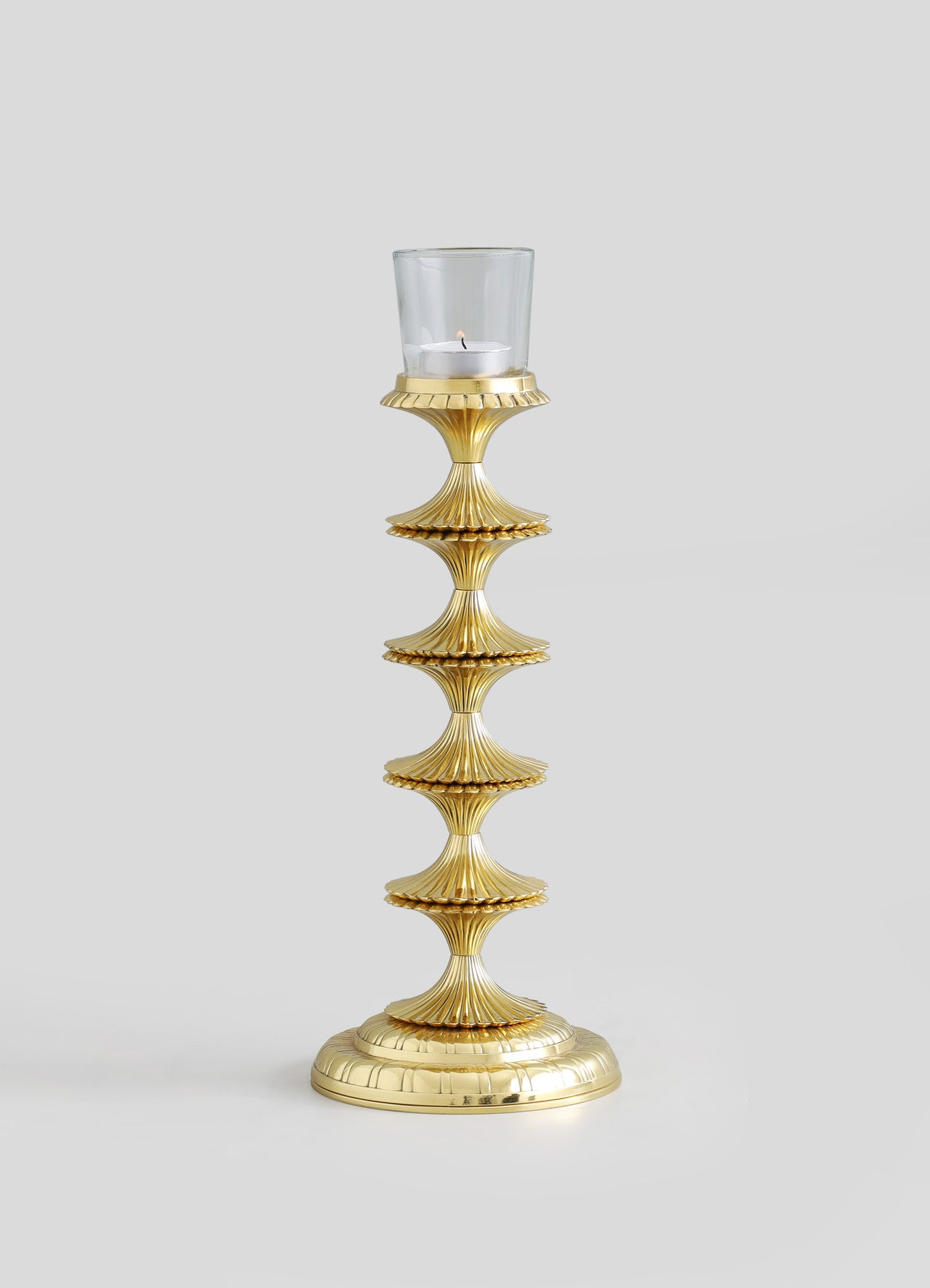 Rambagh Gold Candle Stand Tall