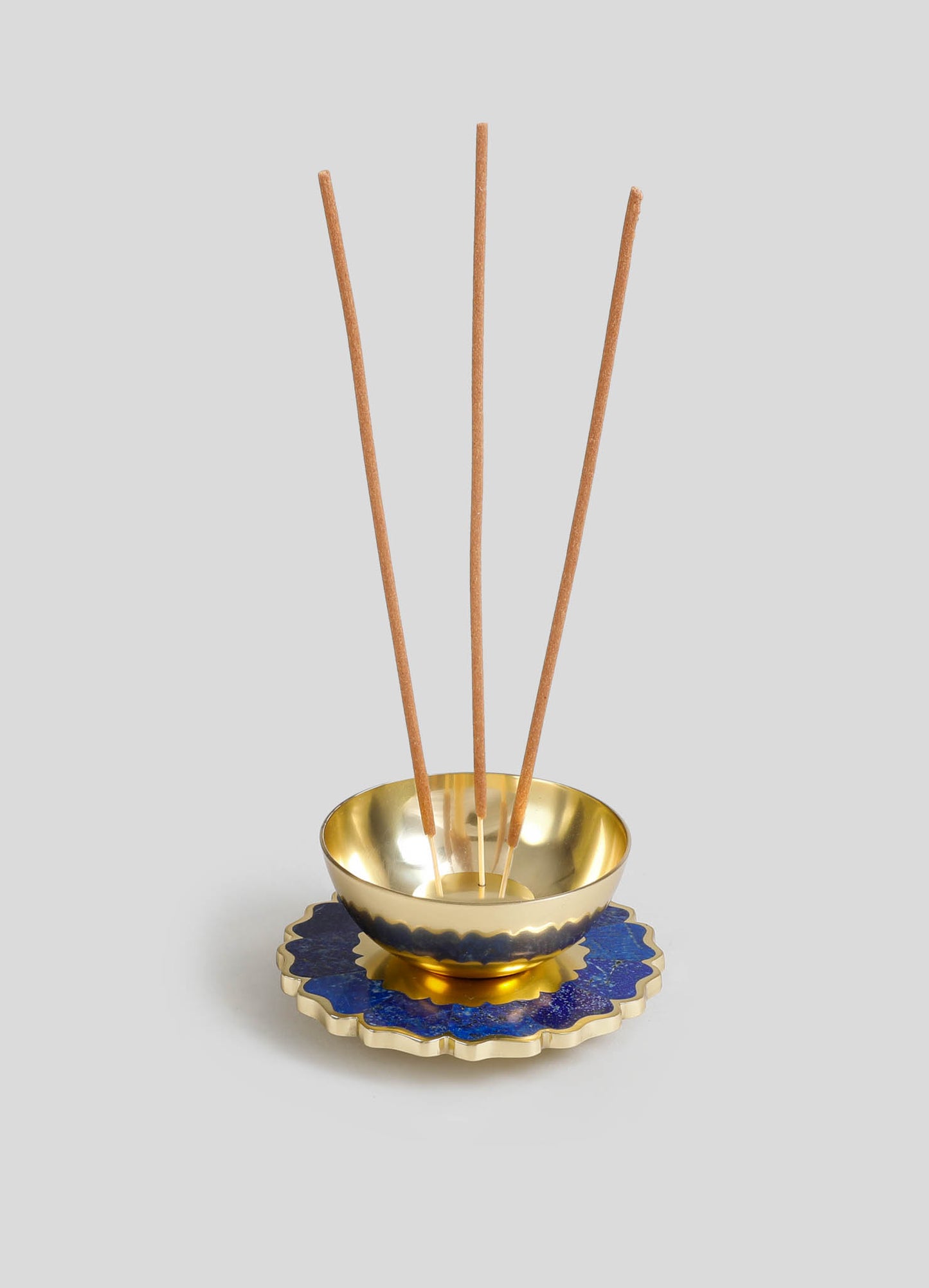 Mystical Marigold Blue Incense Stick Holder