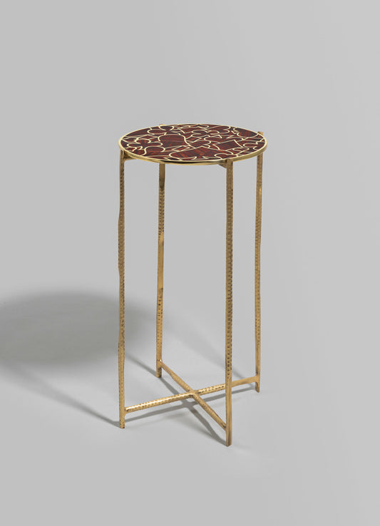 Rummy Brown Side Table