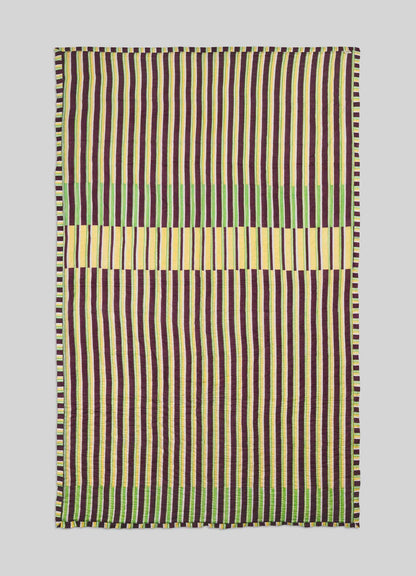 Spring Bouquet Green & Yellow Single Quilt