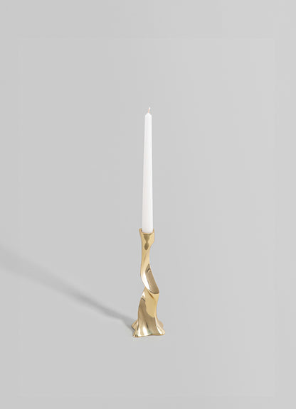 Under The Banyan Gold Candle Stand Small