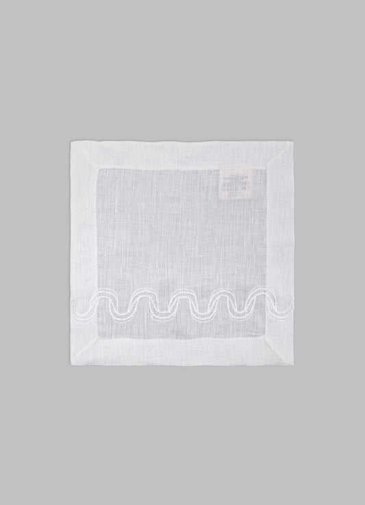 luxury white cocktail beverage napkins