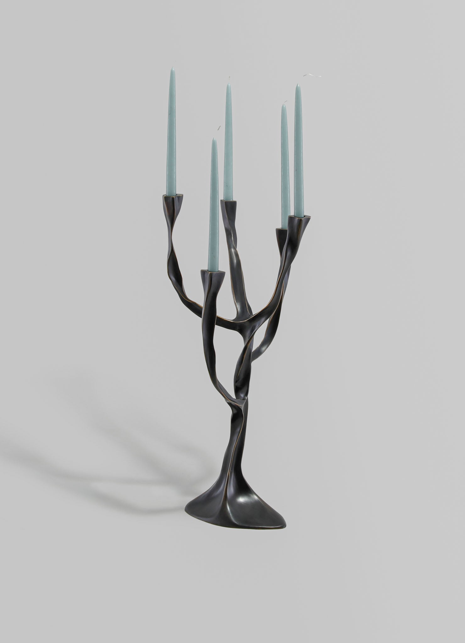 brass tree shape candle stand