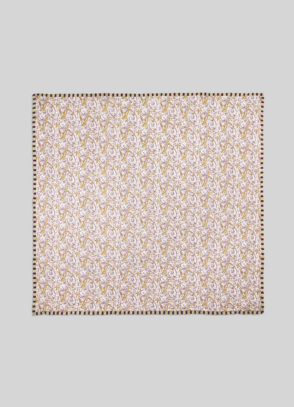 Spring Bouquet Green & Yellow King Size Quilt